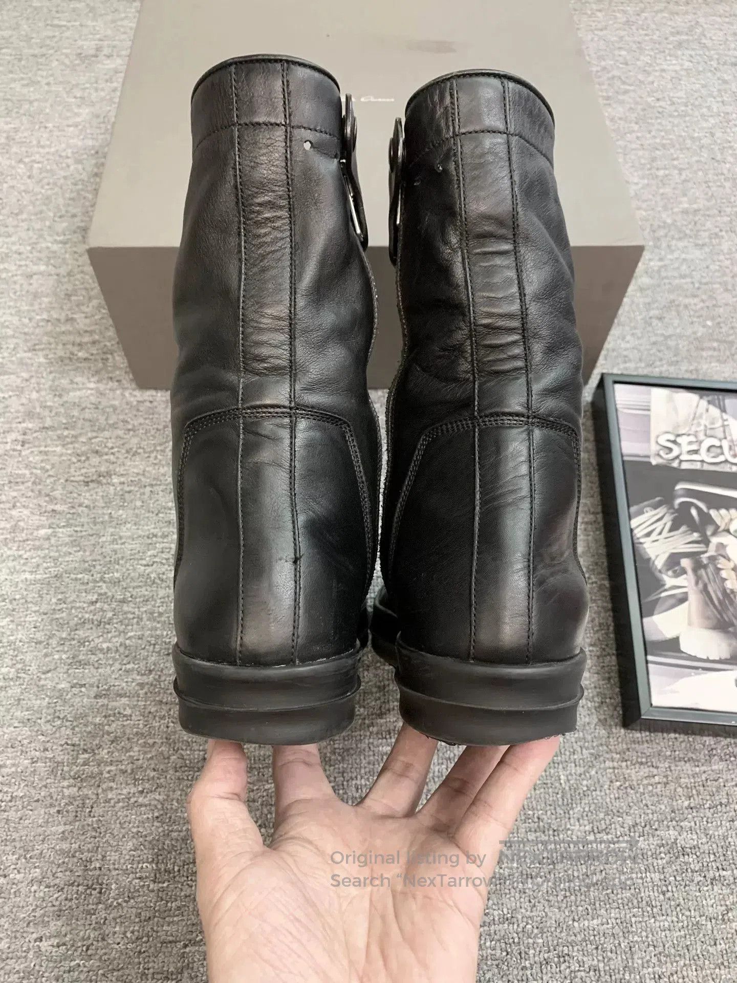 Rick Owens Rick Owens 15FW Calf Leather Zip Boots. Size US 7 / EU 40 - 7 Thumbnail