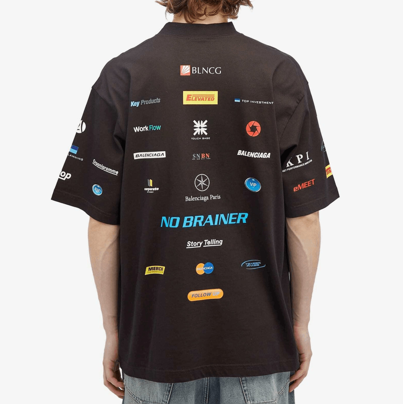 Balenciaga Balenciaga Business Logo T-Shirt Size US L / EU 52-54 / 3 - 4 Thumbnail