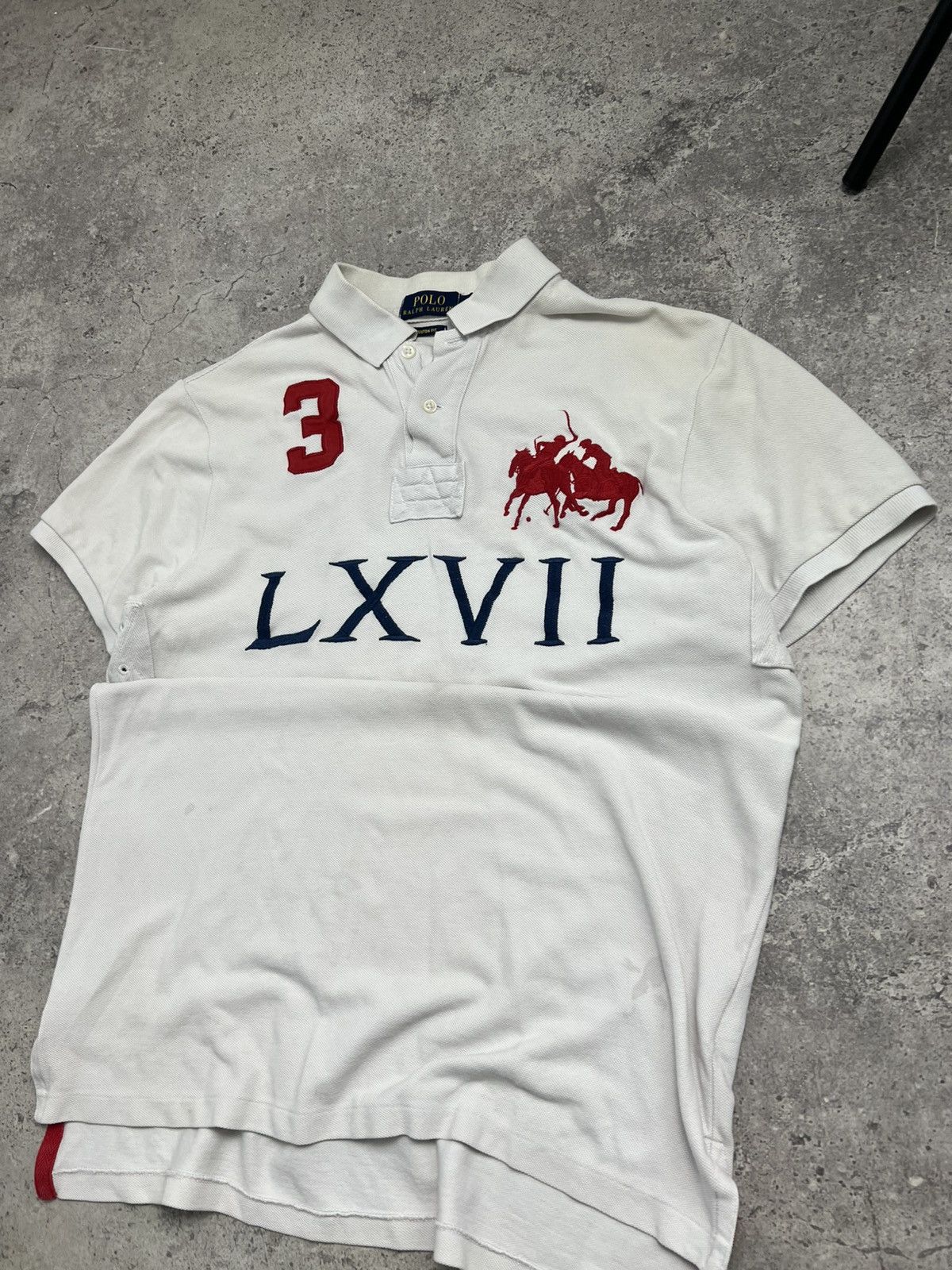Polo Ralph Lauren × Vintage Vintage Polo Ralph Lauren Big Logo Polos Size US L / EU 52-54 / 3 - 3 Thumbnail