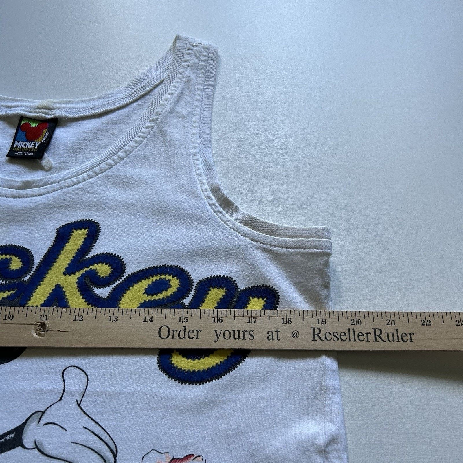 Disney Vintage 90s Disney Mickey Mouse Tank Top Shirt Small Hawaii Size US S / EU 44-46 / 1 - 4 Thumbnail