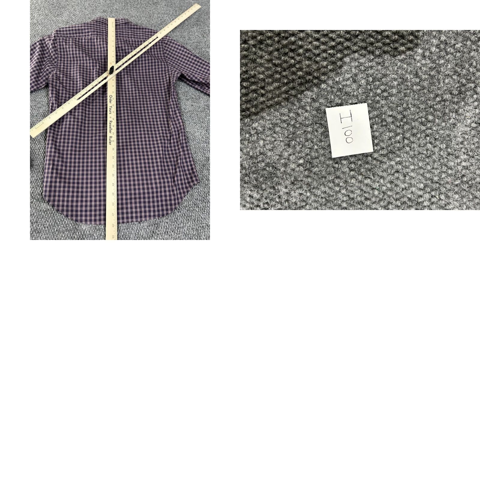 Theory Theory Shirt Mens Small Purple Blue Plaid Long Sleeve Button Up Cotton Casual Size US S / EU 44-46 / 1 - 8 Thumbnail
