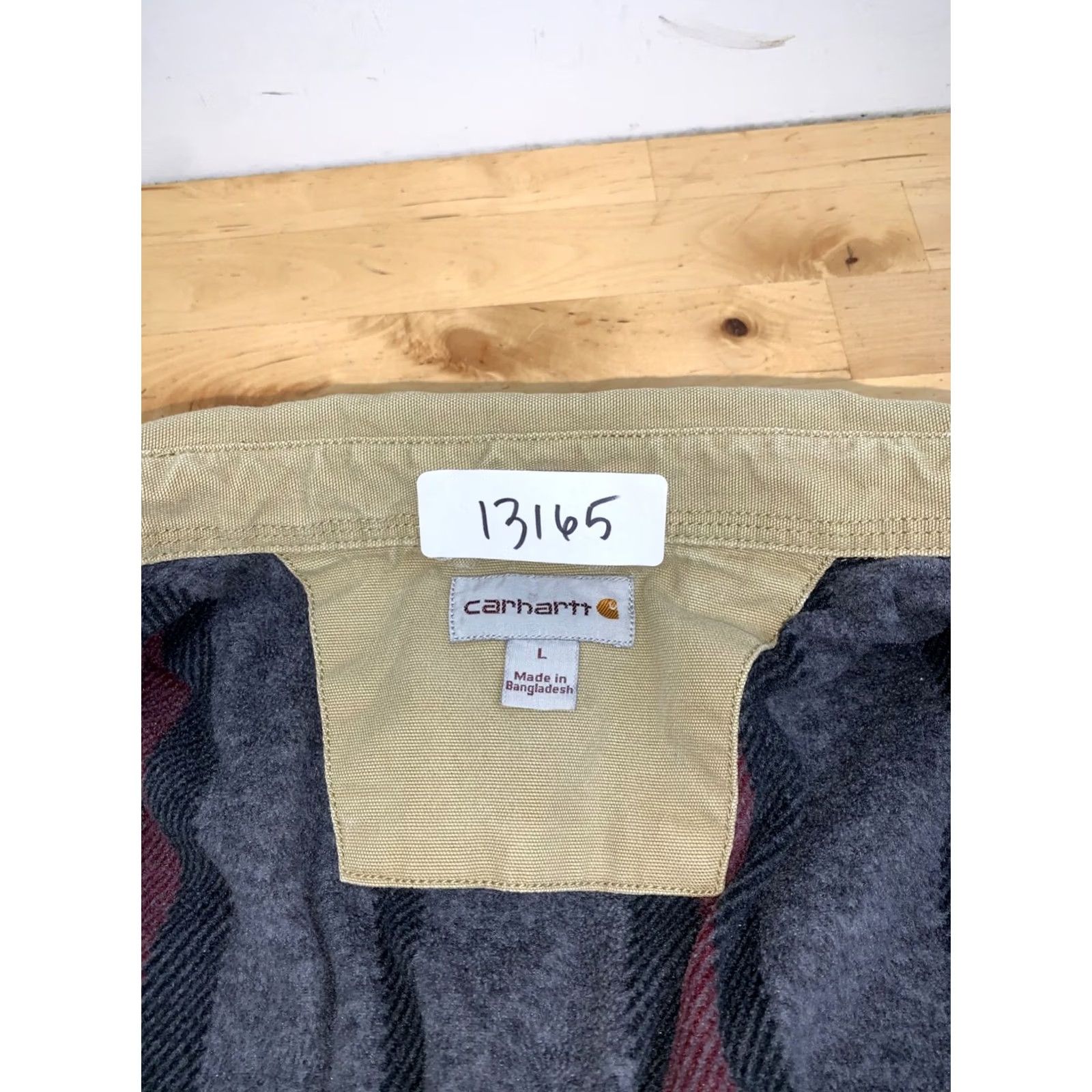 Carhartt Carhartt Rugged Flex Shirt Jacket Shacket Men L Canvas Fleece Lined 13165 Brown Long Sleeve Workwear Casual Size US L / EU 52-54 / 3 - 3 Thumbnail
