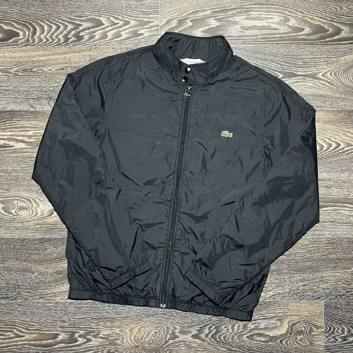 Lacoste Vintage LACOSTE Windbreaker Lined Nylon Jacket Size US S / EU 44-46 / 1 - 1 Thumbnail