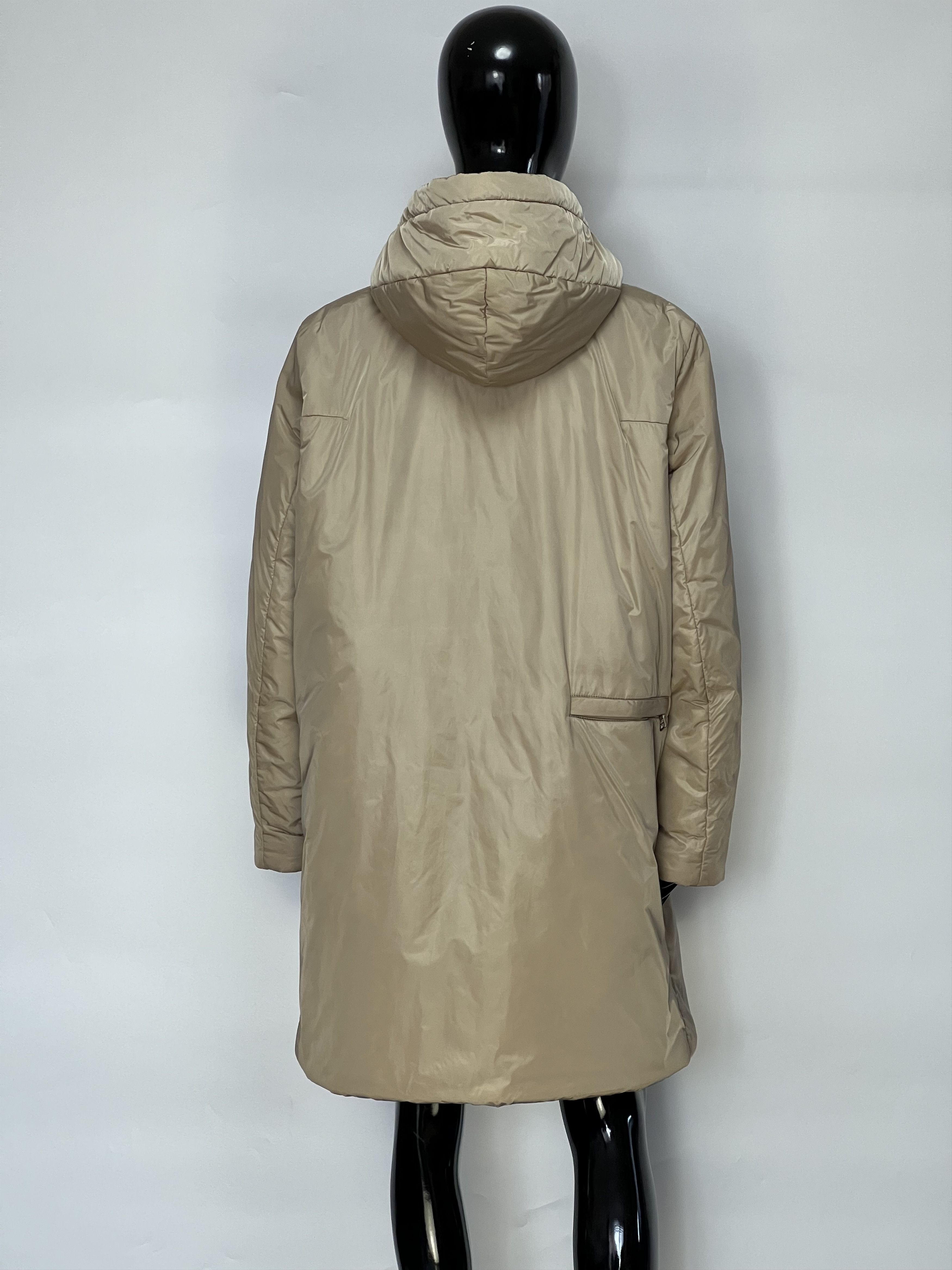 Prada × Vintage Prada Vintage Beige Full Zip Hooded Jacket Size IT46 Size L / US 10 / IT 46 - 3 Thumbnail