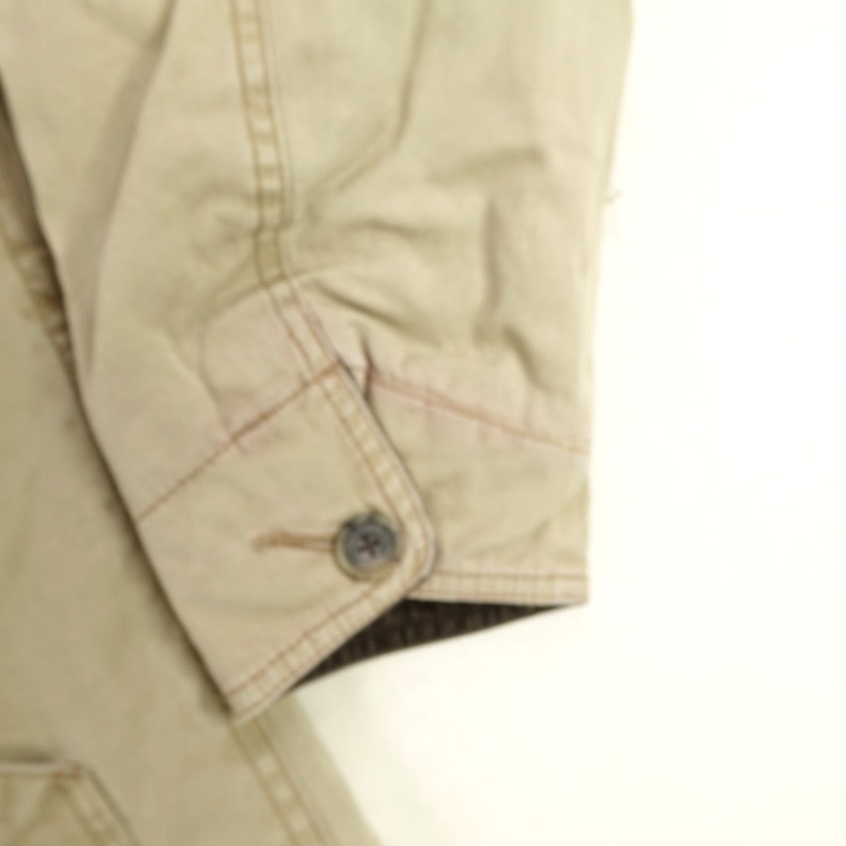 Gap VINTAGE Gap Jacket Medium Tan Corduroy Collar Field Chore Barn Coat Flannel Quilt Lined Size US M / EU 48-50 / 2 - 5 Thumbnail
