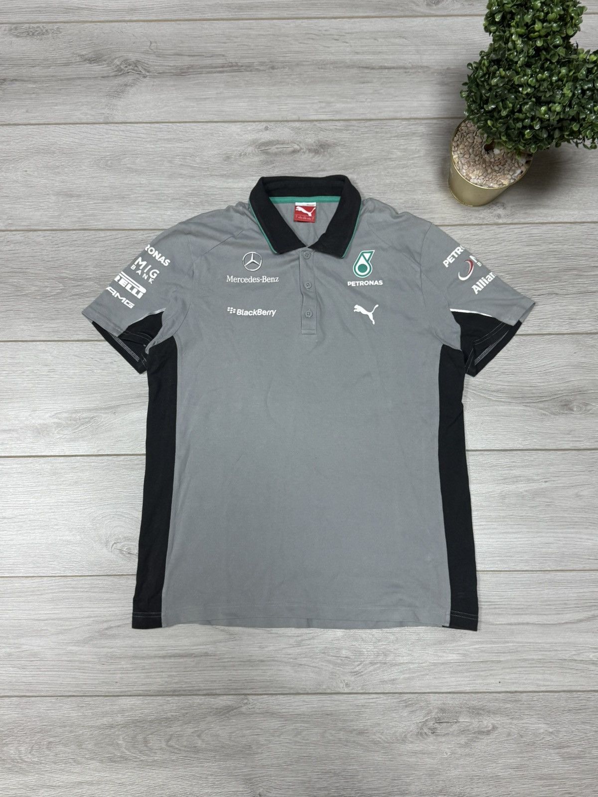 Puma Petronas Puma vintage Mclaren Mercedes pirelli vintage polo Size US L / EU 52-54 / 3 - 2 Thumbnail