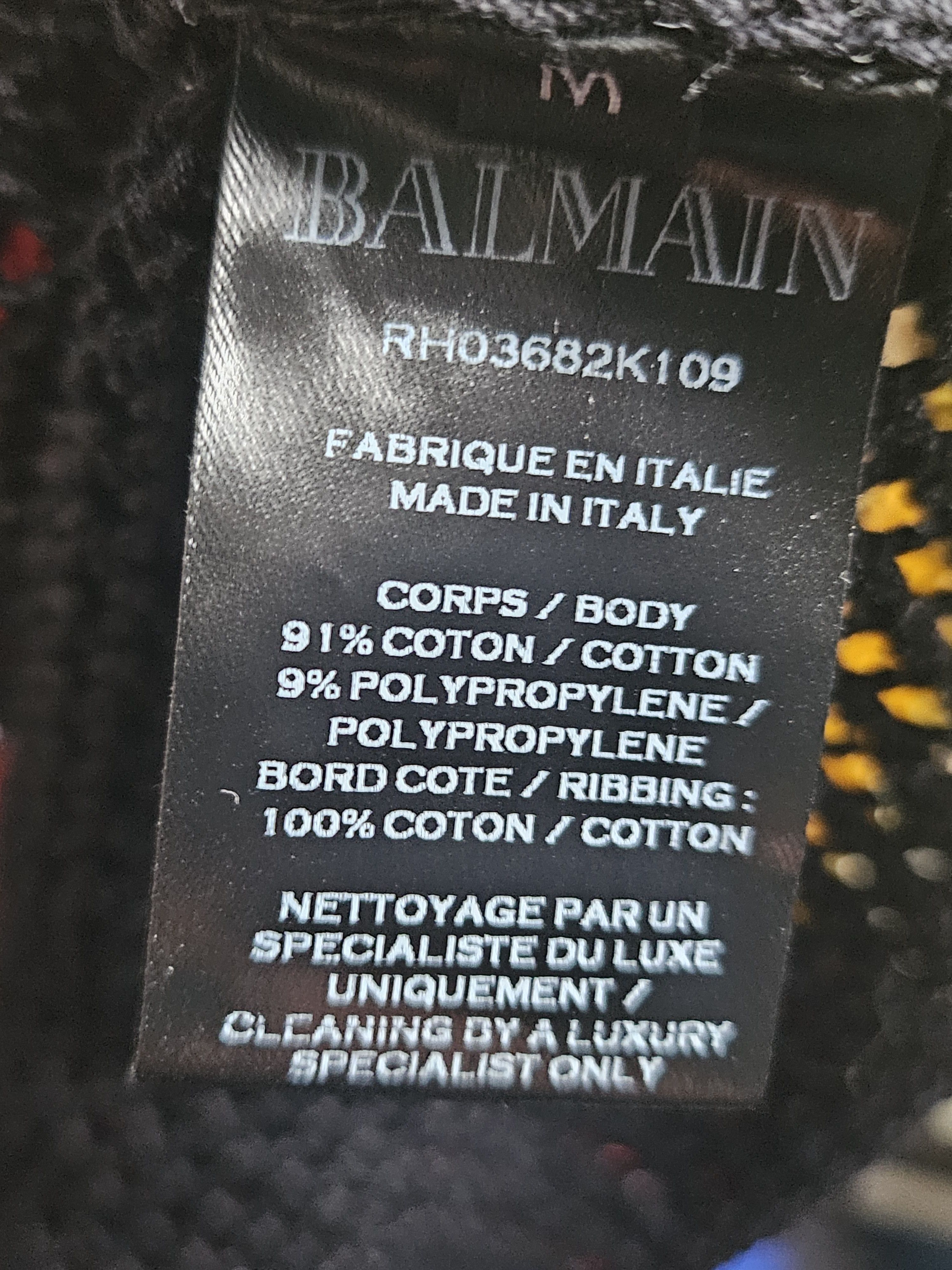 Balmain Balmain Distressed Mesh Knit Top 2019 Size US M / EU 48-50 / 2 - 8 Thumbnail