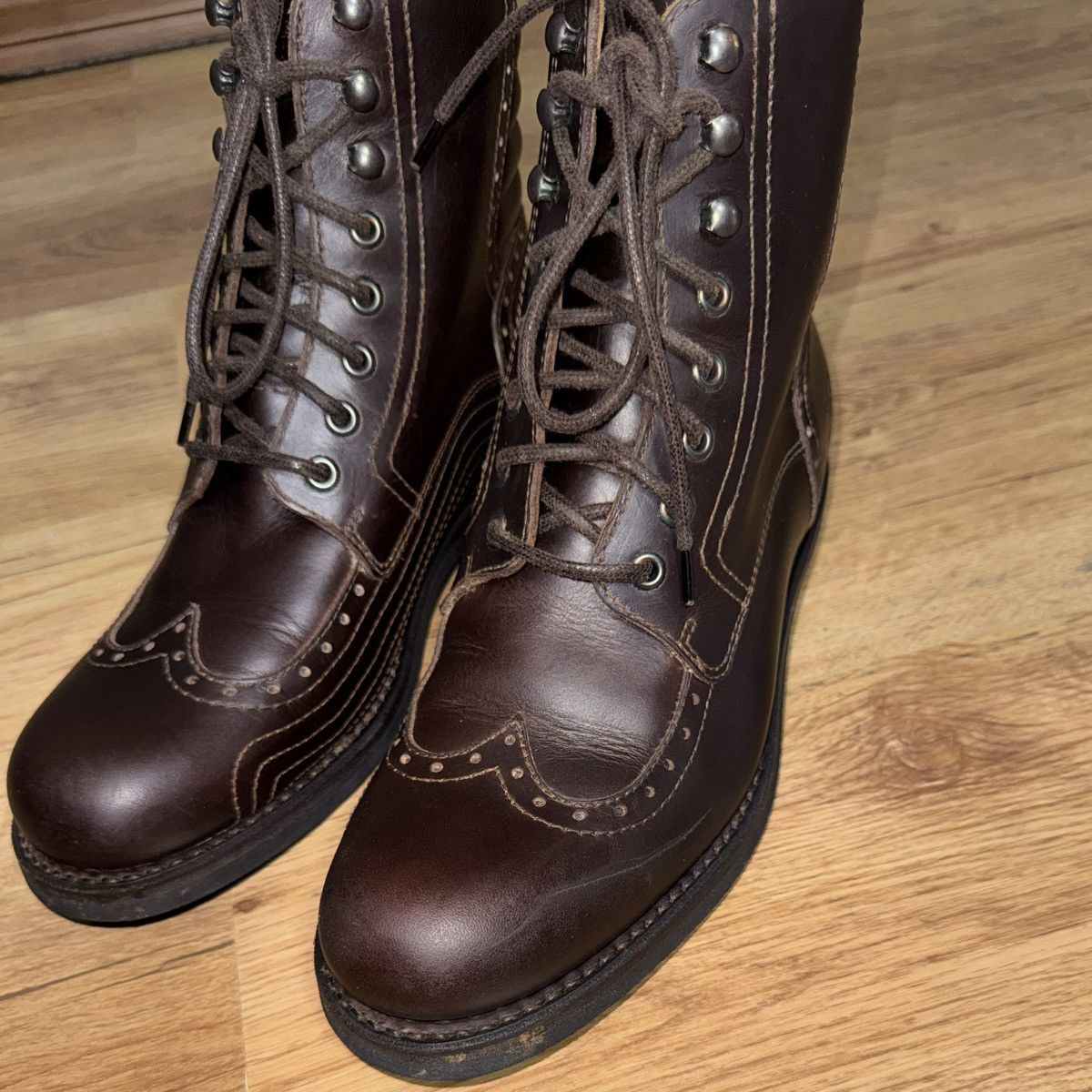 THE ROKKER COMPANY Rokker Racer Boots Western Wesco Wings Danner Size US 9 / EU 42 - 3 Thumbnail