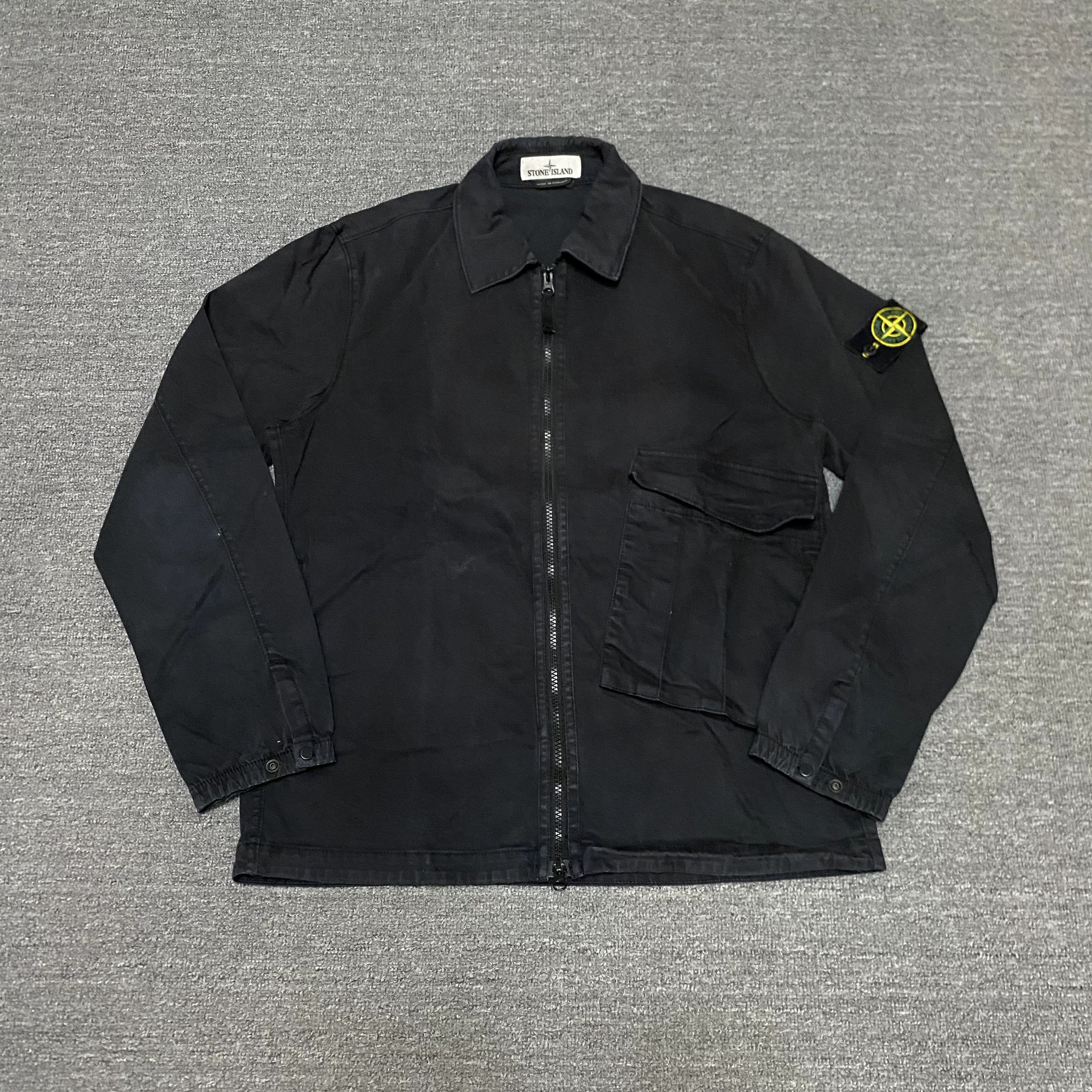 Stone Island Stone Island Large Pocket Washed Jacket Size US M / EU 48-50 / 2 - 1 Thumbnail