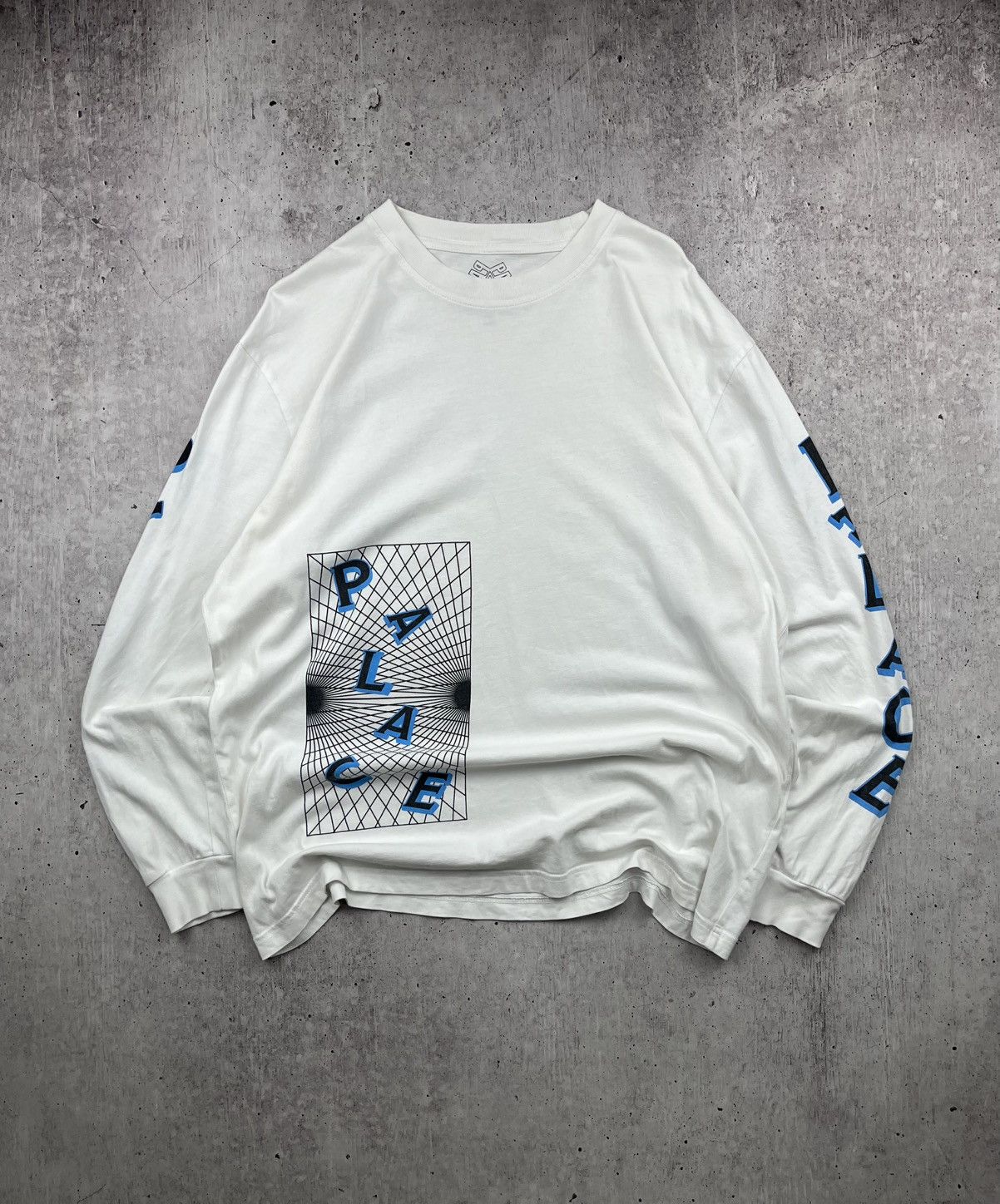 Palace Palace Neighborhood Waffle Jersey White | Grailed