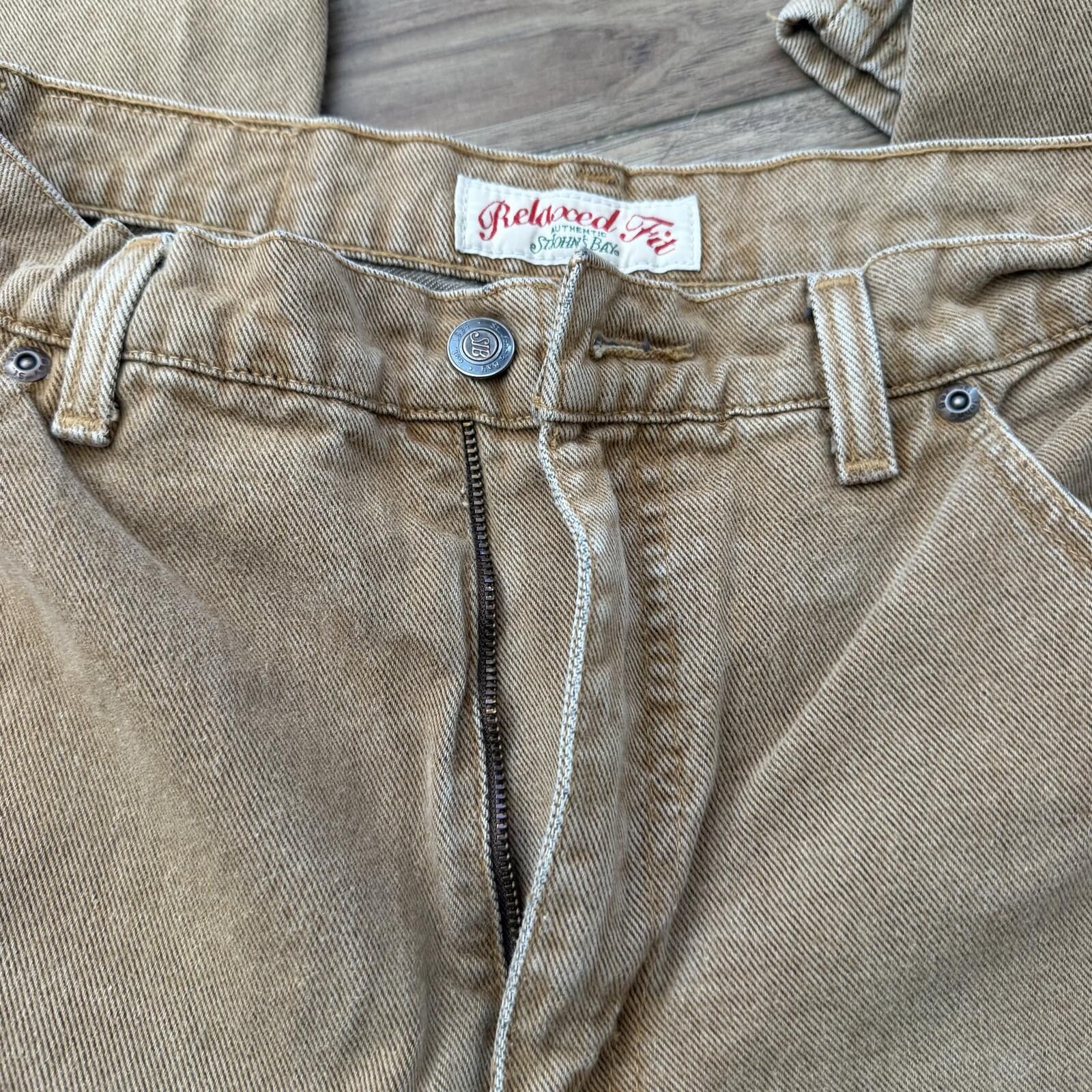 St. Johns Bay Vintage 90s St. John’s Bay Relaxed Fit Brown Denim Jeans 12 Size 34" / US 12 / IT 48 - 5 Thumbnail