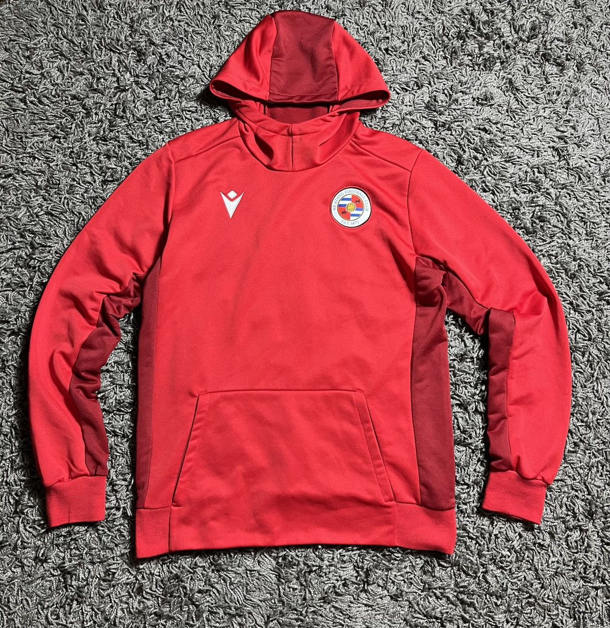 Macron READING FOOTBALL CLUB 2022/23 TRAINING HOODIE SOCCER Size US L / EU 52-54 / 3 - 1 Thumbnail
