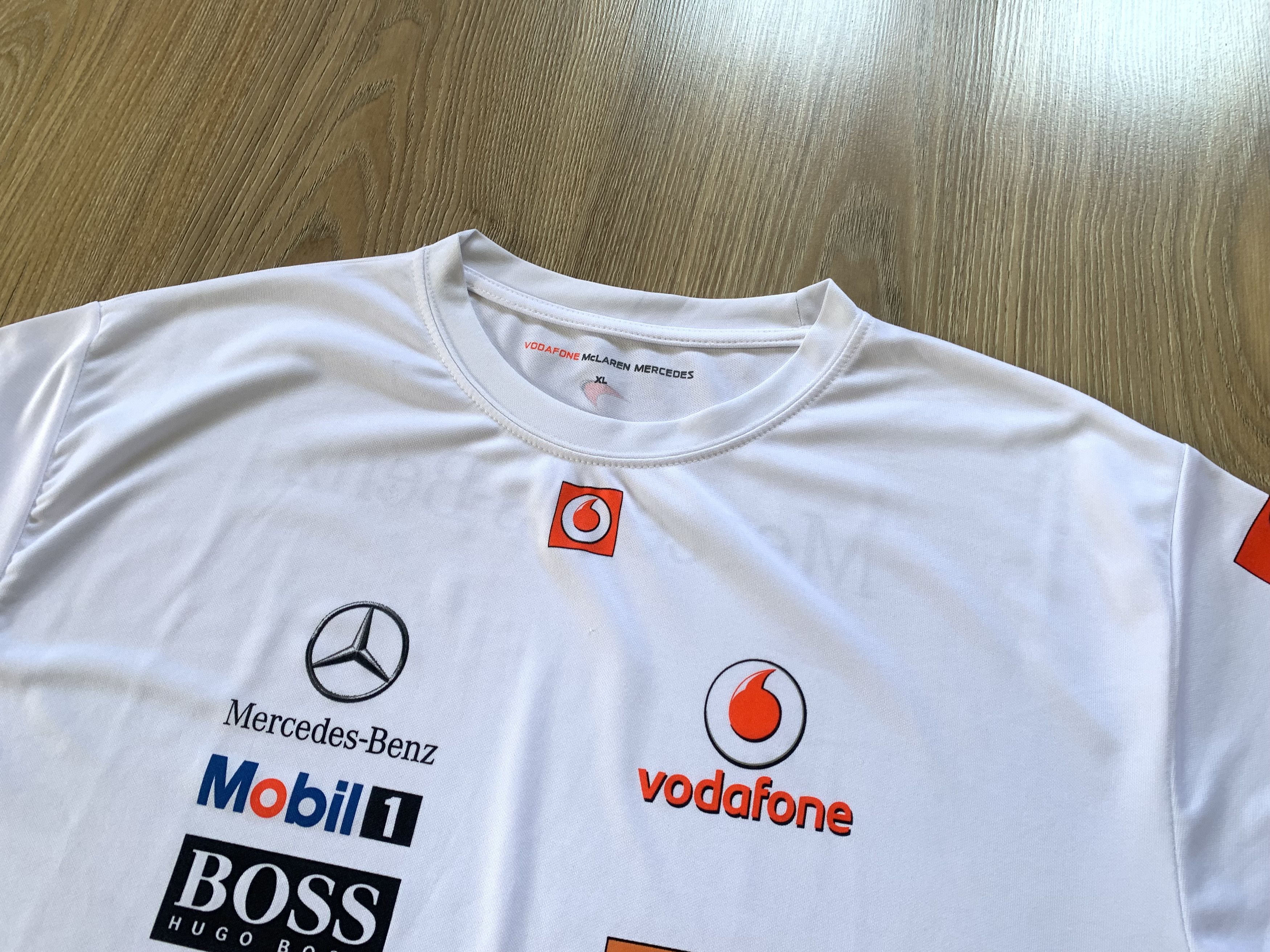 Other Mercedes Benz McLaren Vodafon F1 Racing T-Shirt Formula One Size US XL / EU 56 / 4 - 4 Thumbnail