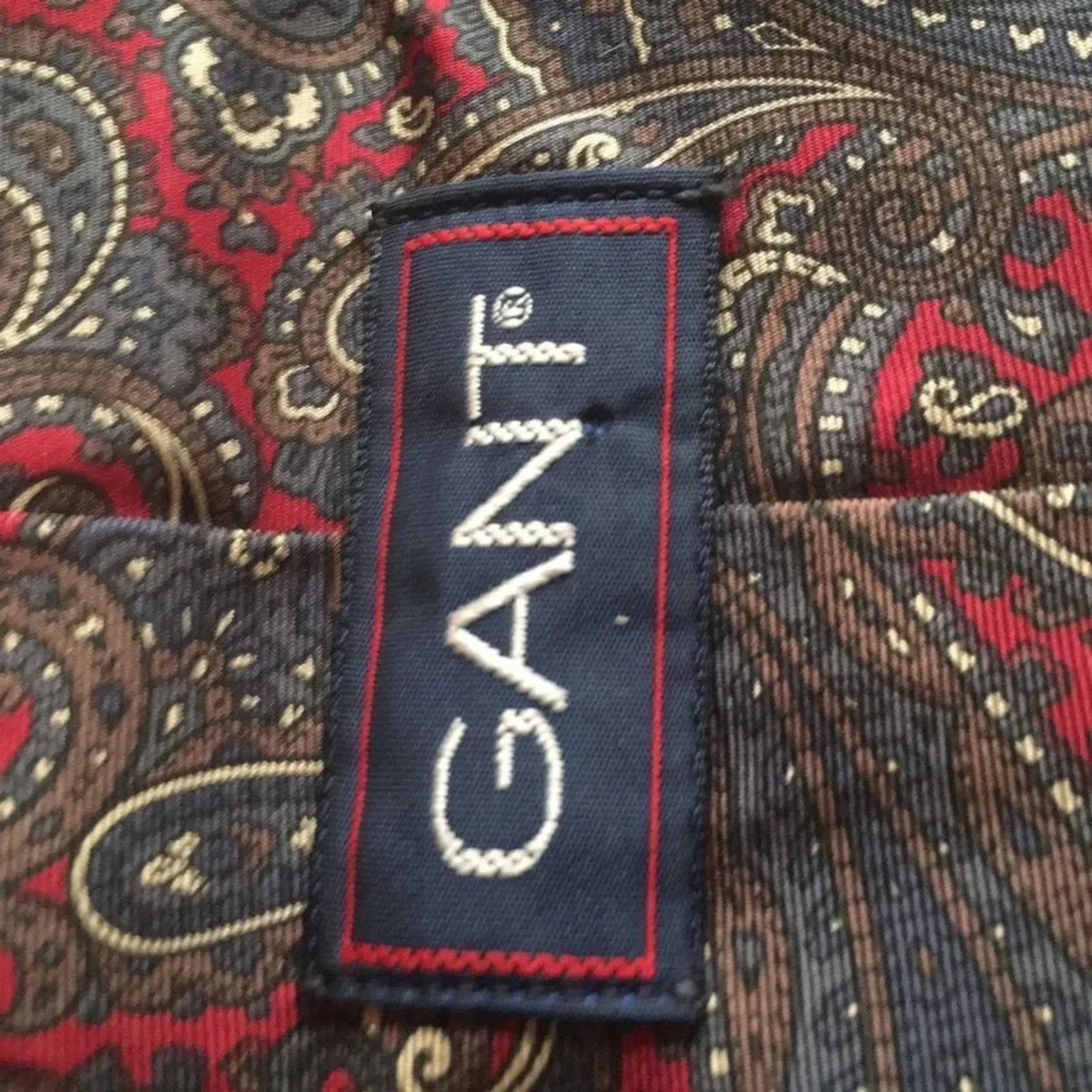Gant Gant paisley print necktie, vintage Size ONE SIZE - 3 Thumbnail