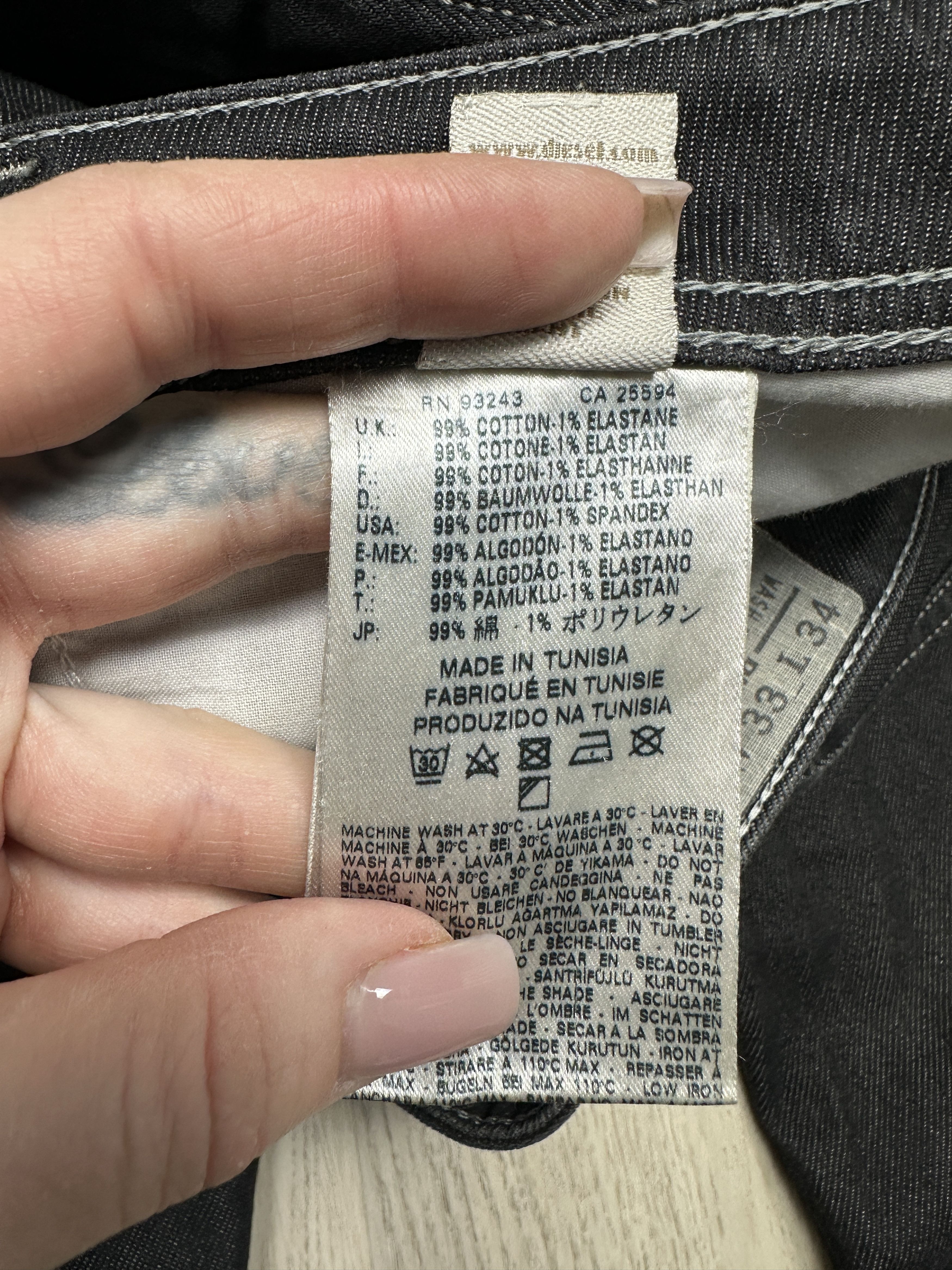 Diesel Diesel Darron Mens Denim Pants Jeans Size US 33 - 5 Thumbnail