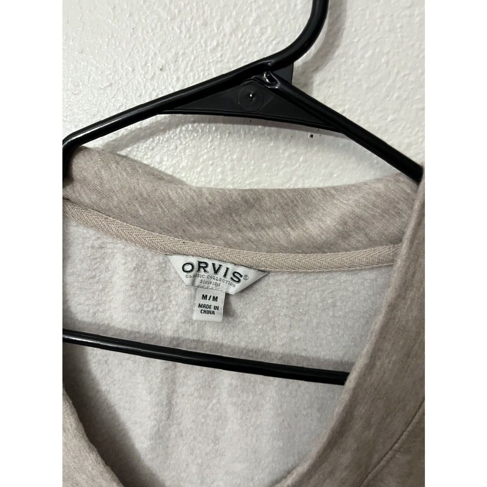 Orvis Orvis Sweater Men M Beige V-Neck Pullover Casual Preppy Logo Knit All Seasons Modern Regular Mens Size US M / EU 48-50 / 2 - 2 Thumbnail