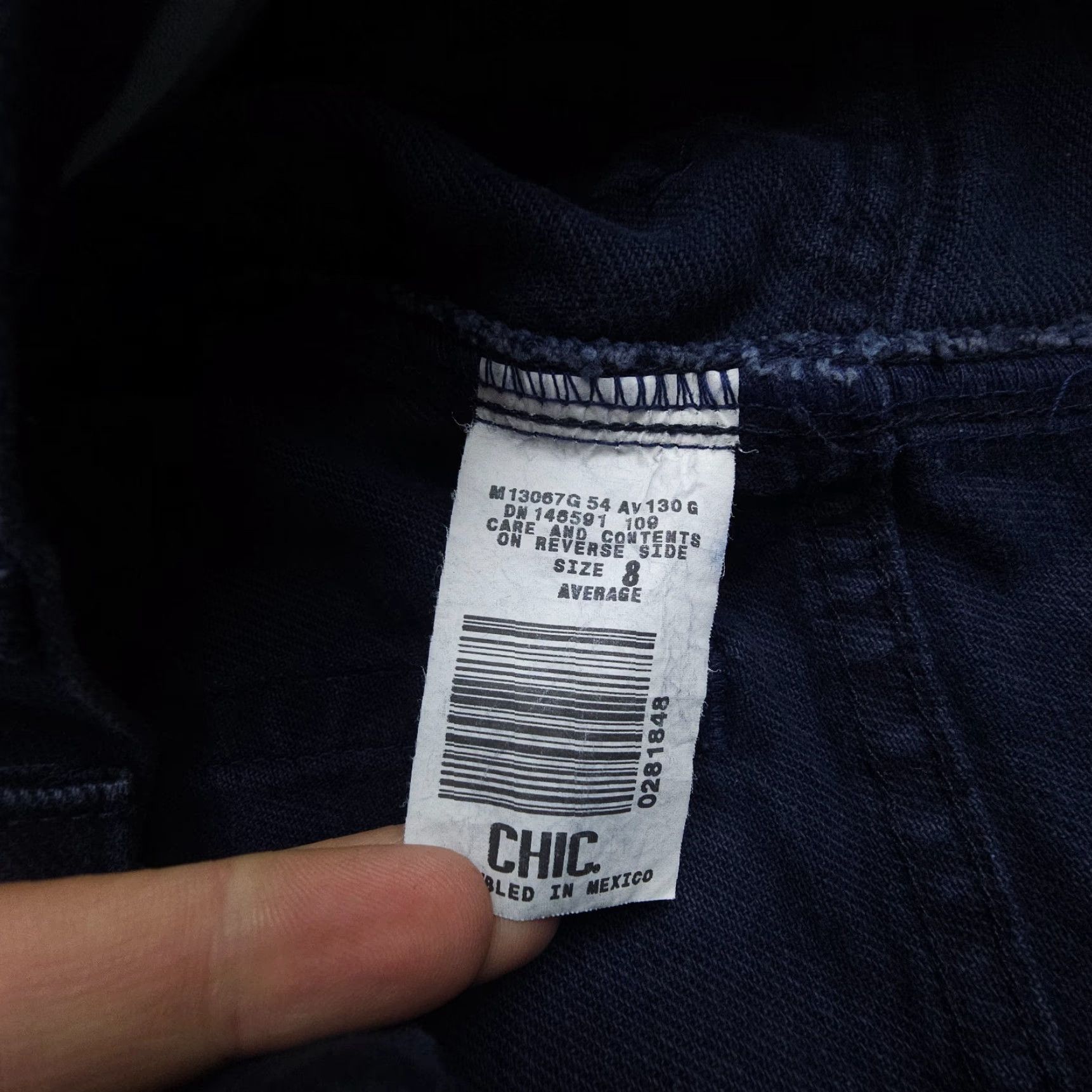 Vintage VINTAGE CHIC Jeans Women 8 High Rise Dark Wash Blue 90s Denim Mom Jeans Womens Size 30" / US 8 / IT 44 - 3 Thumbnail
