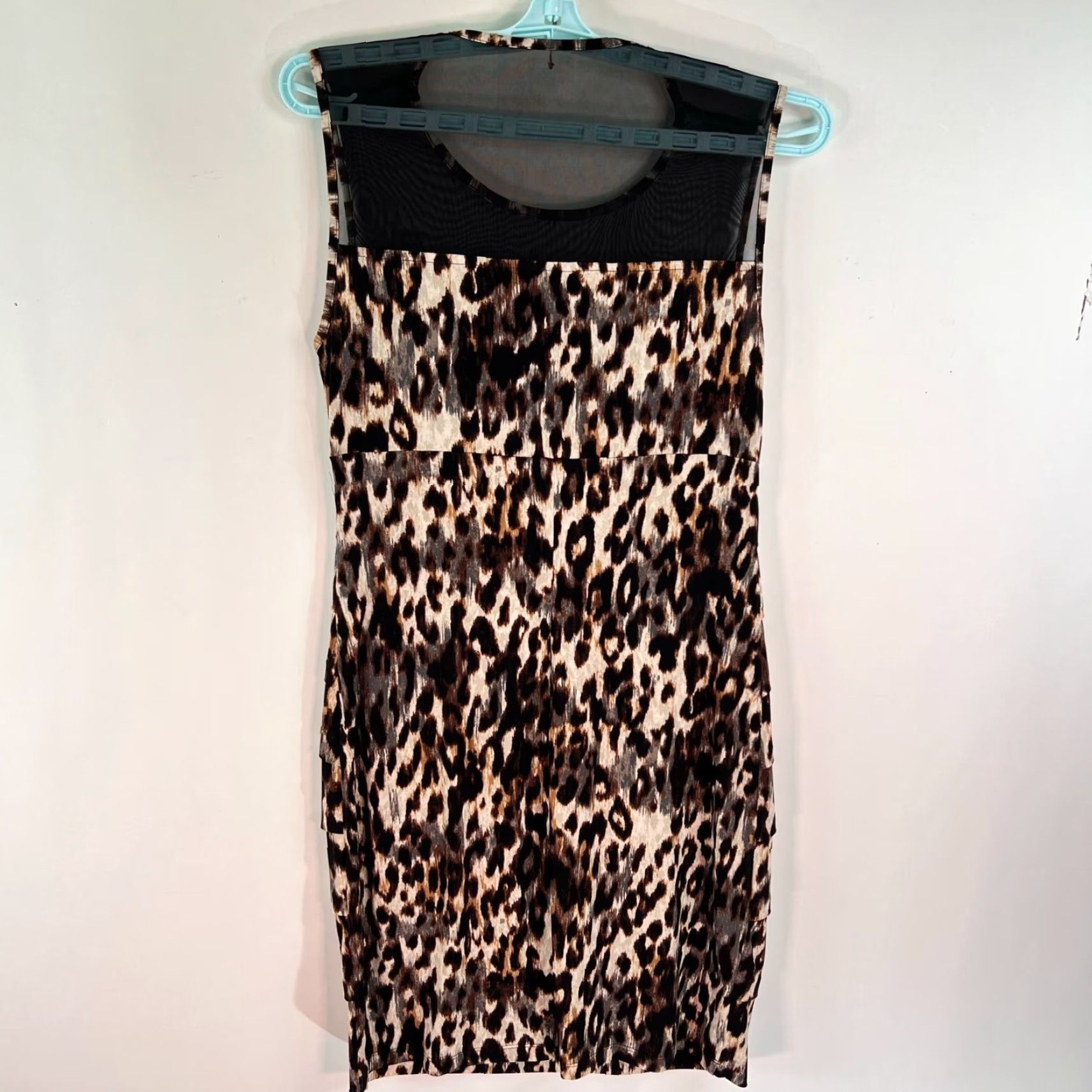Vintage EnFocus Studio Illusion Pleated Dress Sleeveless Animal Print M Size M / US 6-8 / IT 42-44 - 5 Thumbnail