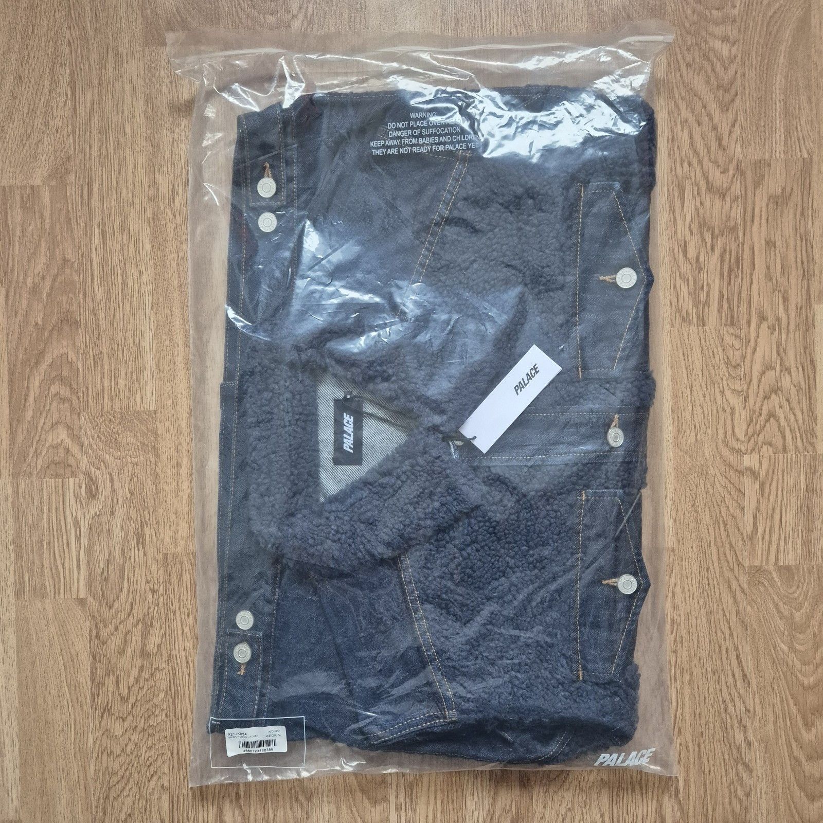 Palace Palace Grizzly Denim Jacket Indigo Medium Brand New FW21 Size US M / EU 48-50 / 2 - 7 Thumbnail