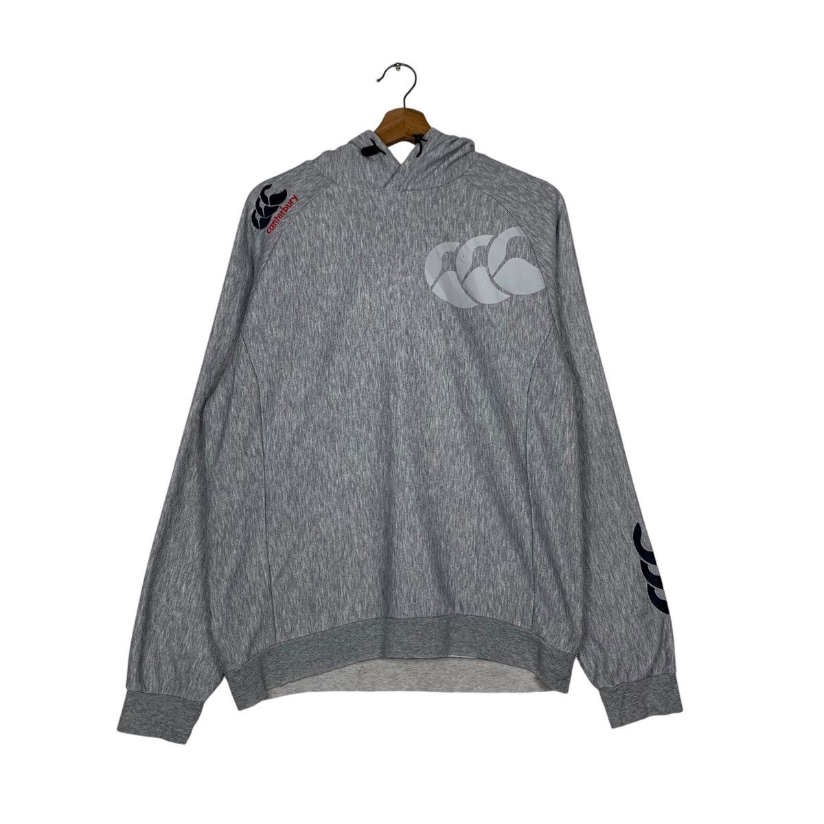 Canterbury of New Zealand CANTERBURY Big Logo Pullover Hoodies Sweatshirt #1544-C69 Size US L / EU 52-54 / 3 - 10 Thumbnail