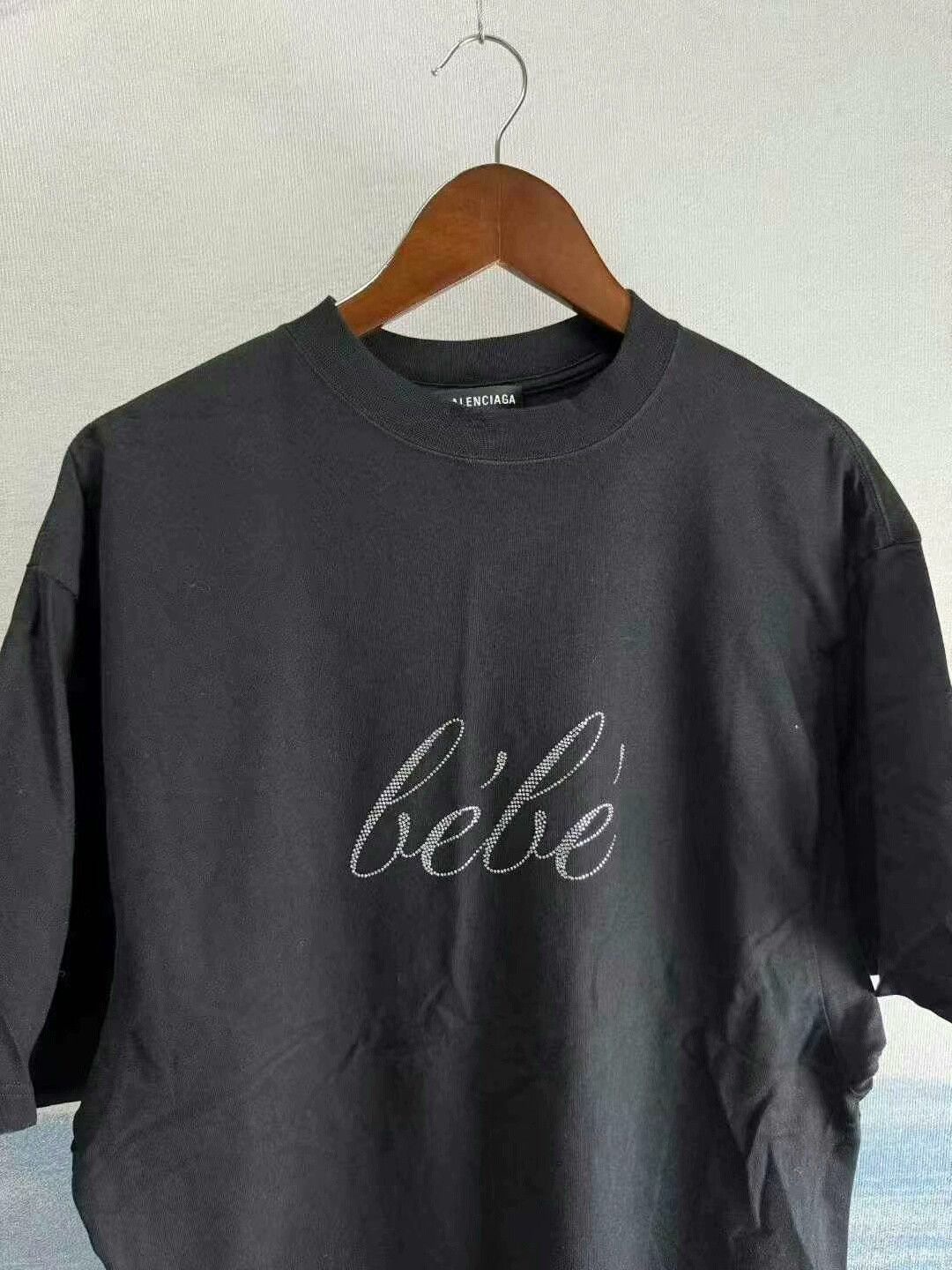 Balenciaga Balenciaga Black Short Sleeve T-Shirt Size US M / EU 48-50 / 2 - 2 Thumbnail