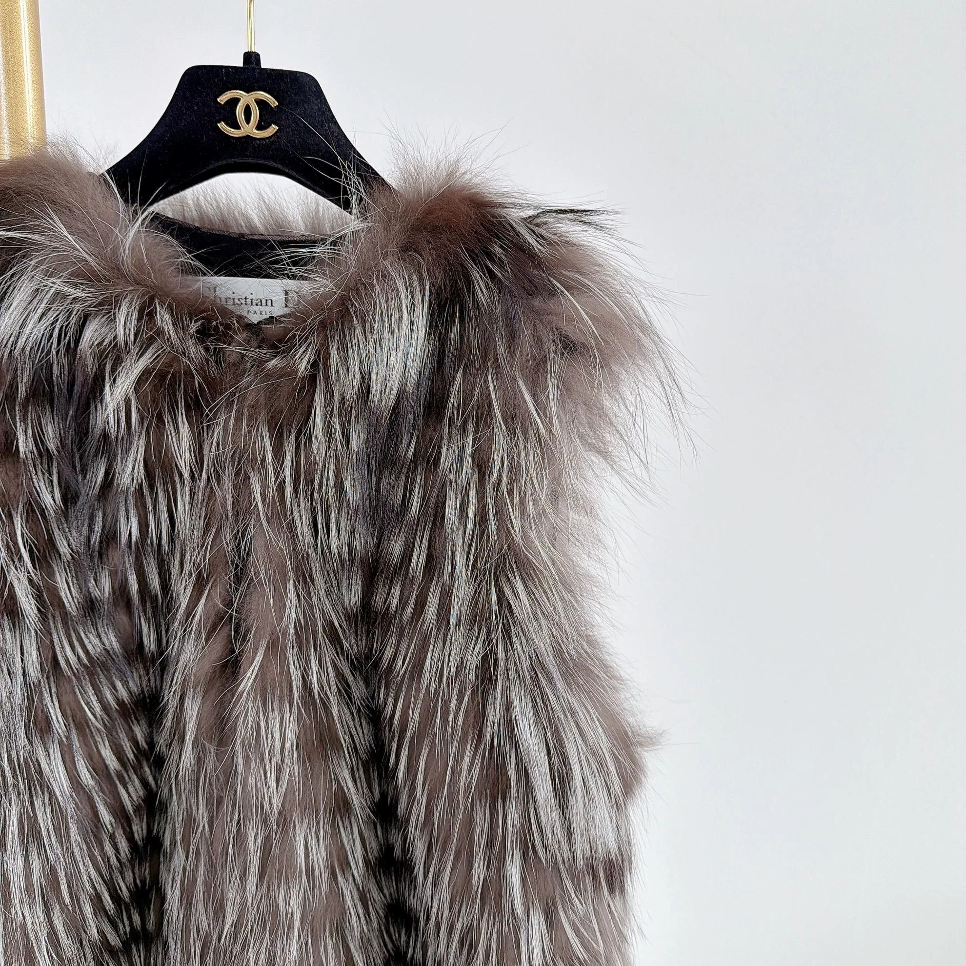 Christian Dior Monsieur Christian Dior Pre-owned Fox Fur Coat F36 3157 Size XS / US 0-2 / IT 36-38 - 3 Thumbnail