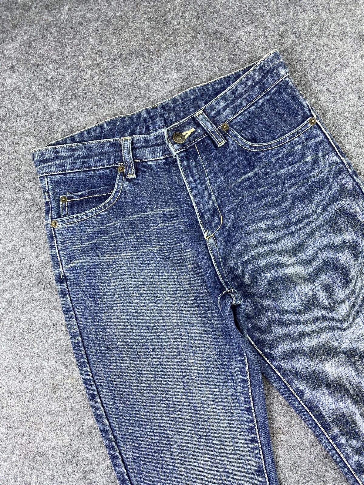 Japanese Brand × Jean Japanese Brand Blue Wash Flare Jeans - J984 Size 28" / US 6 / IT 42 - 11 Thumbnail