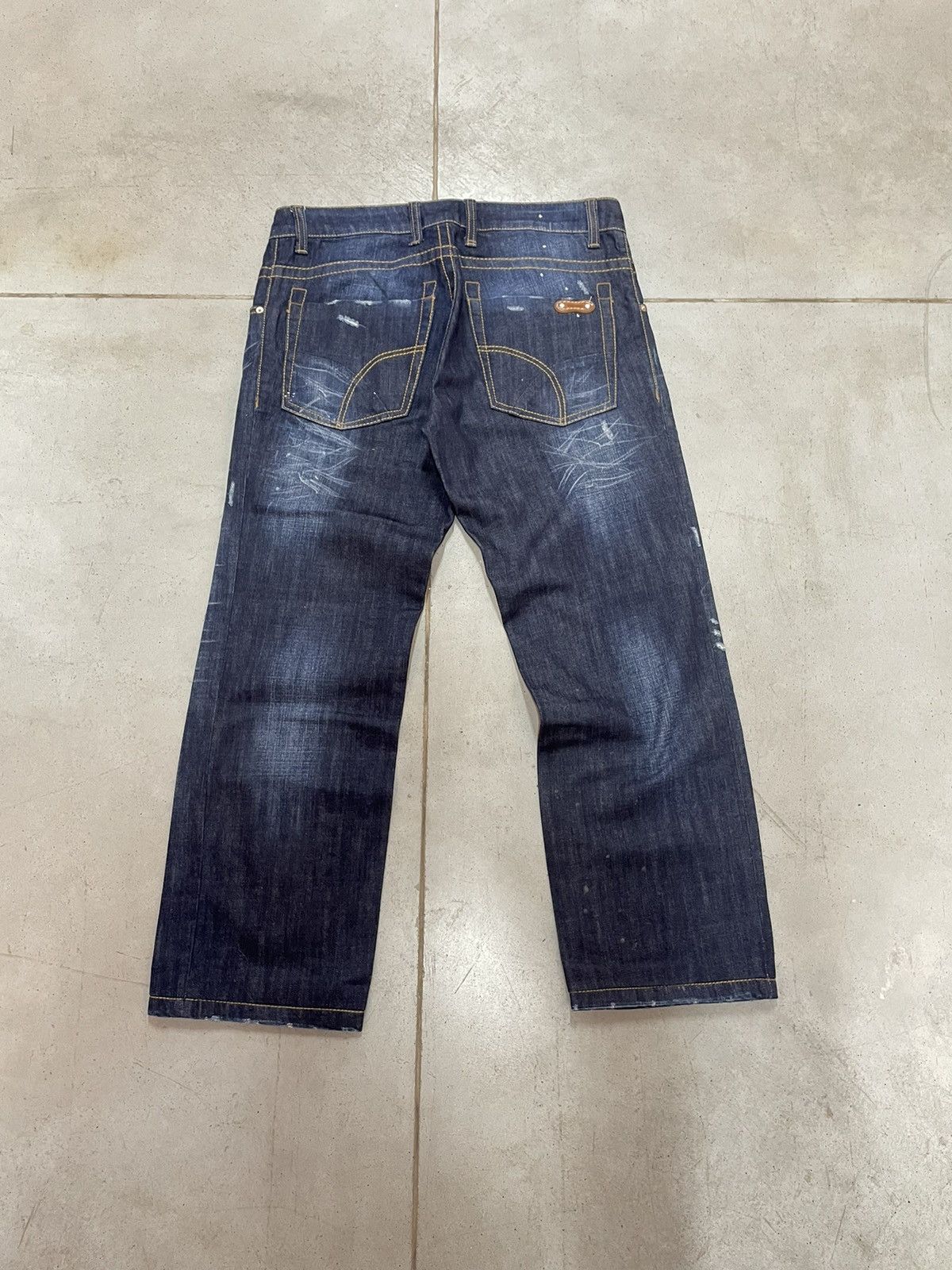 image of Dsquared2 Jeans Distressed Denim Dsquared Pants in Blue, Men's (Size 36)