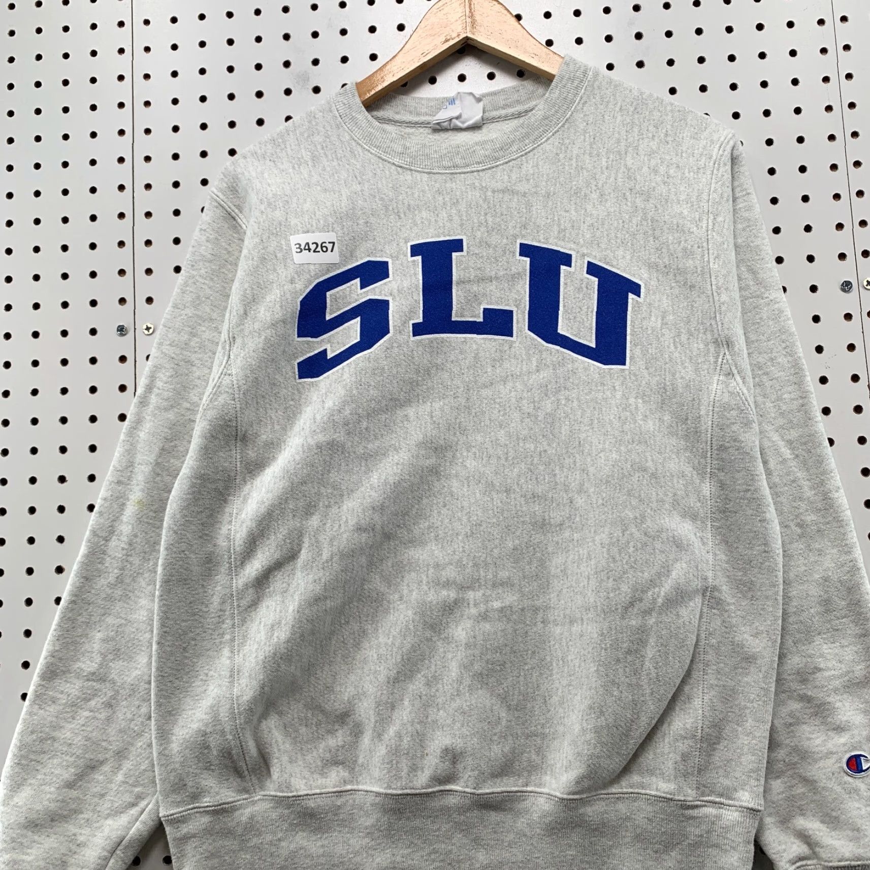 Champion VINTAGE Saint Louis University SLU Sweatshirt Mens Small Champion Reverse Weave Gray Size US S / EU 44-46 / 1 - 5 Thumbnail