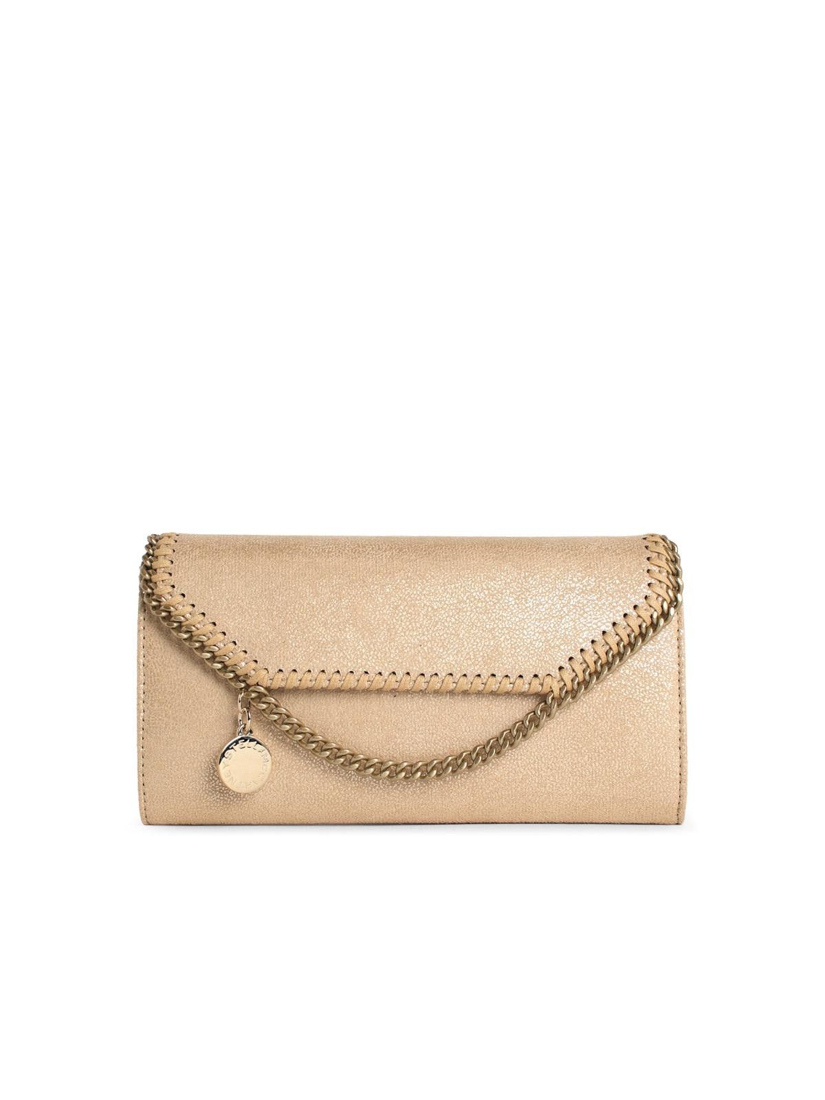 Stella McCartney STELLA McCARTNEY 'Falabella Continental' Gold 'Shaggy Deer' Wallet Size ONE SIZE - 1 Thumbnail
