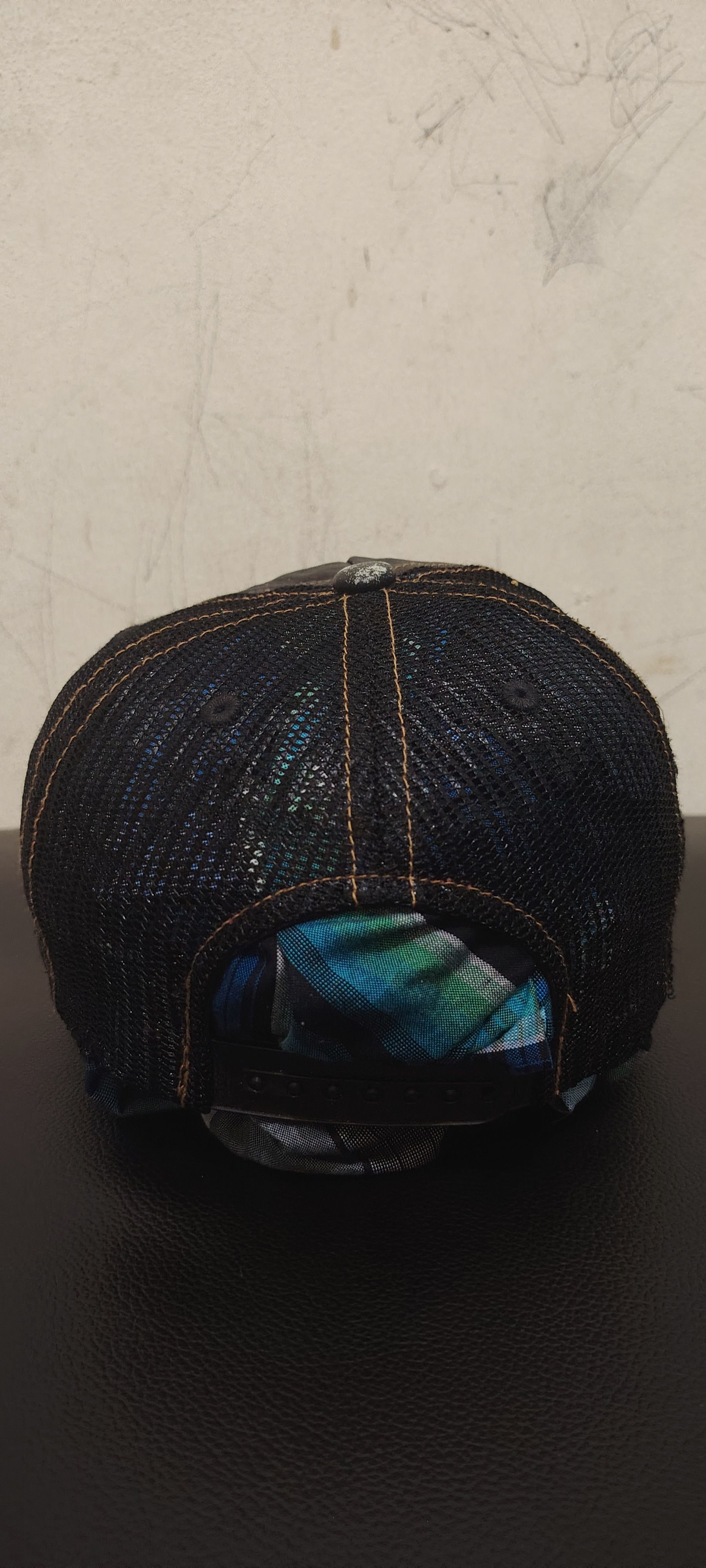 Designer × Japanese Brand × Von Dutch 💥Distressed💥Thrashed💥 Black Von Dutch Trucker Hat Size ONE SIZE - 6 Thumbnail