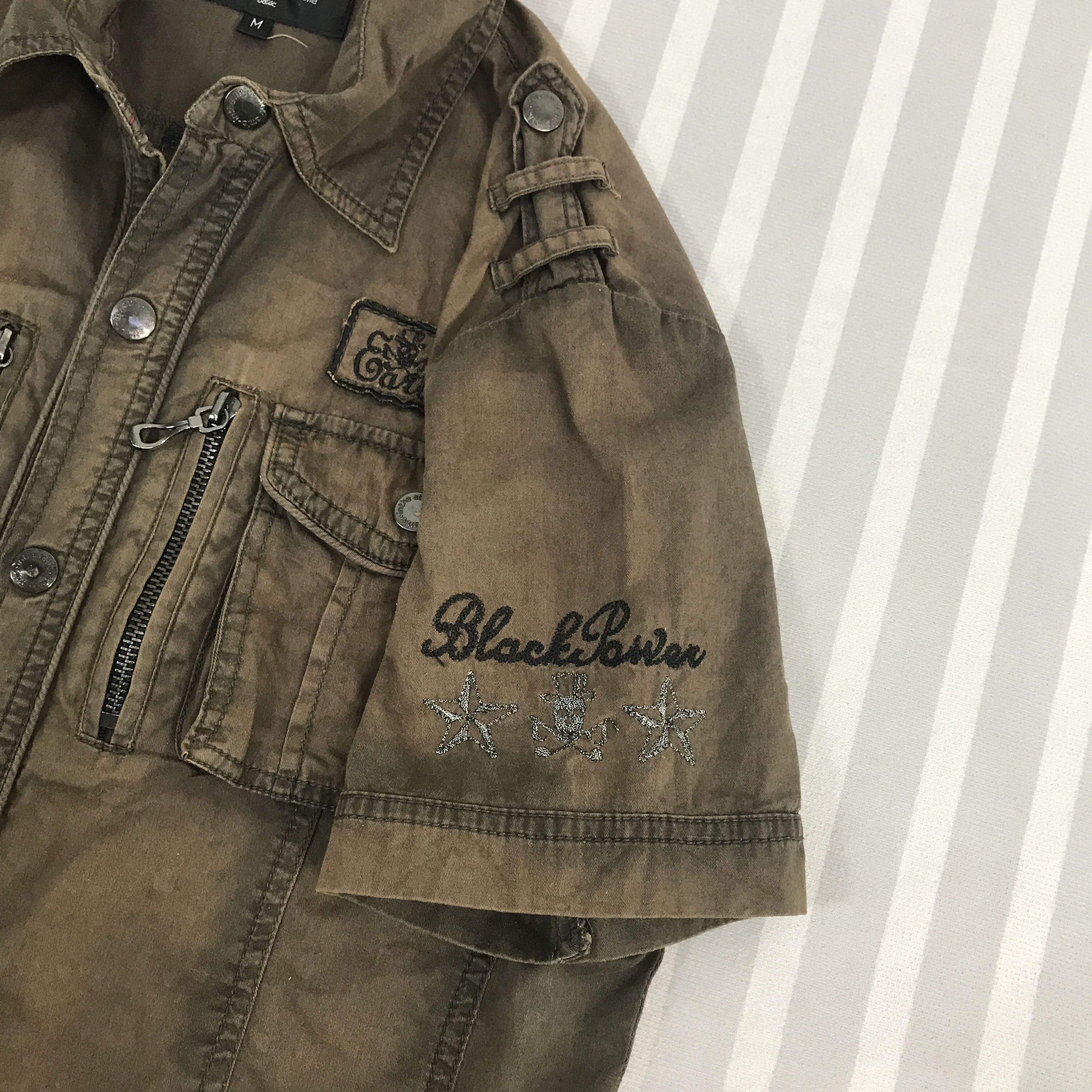 In The Attic × Japanese Brand × Vintage Vintage In The attic Rusty design snap Button Shirt Size US M / EU 48-50 / 2 - 6 Thumbnail