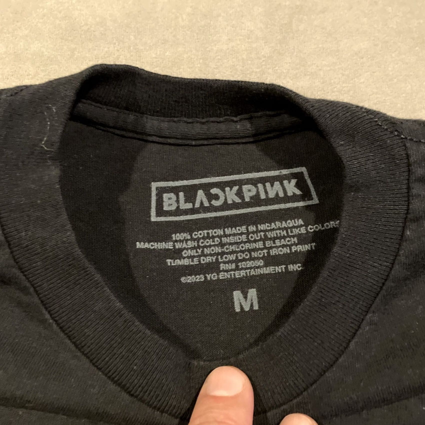 Born VINTAGE Blackpink Born Pink World Tour Double Sided Concert T Shirt Medium Men Size US M / EU 48-50 / 2 - 3 Thumbnail