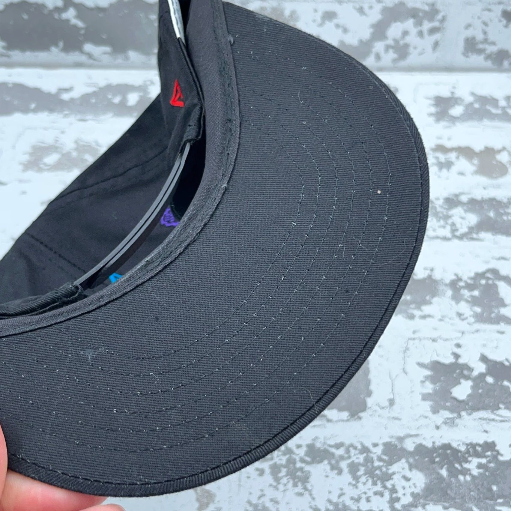 Vintage VINTAGE SNCO San Francisco Hat Cap Snapback 90s Y2K Retro Souvenir Black Nylon Twill Logo Adjustable Size ONE SIZE - 6 Thumbnail