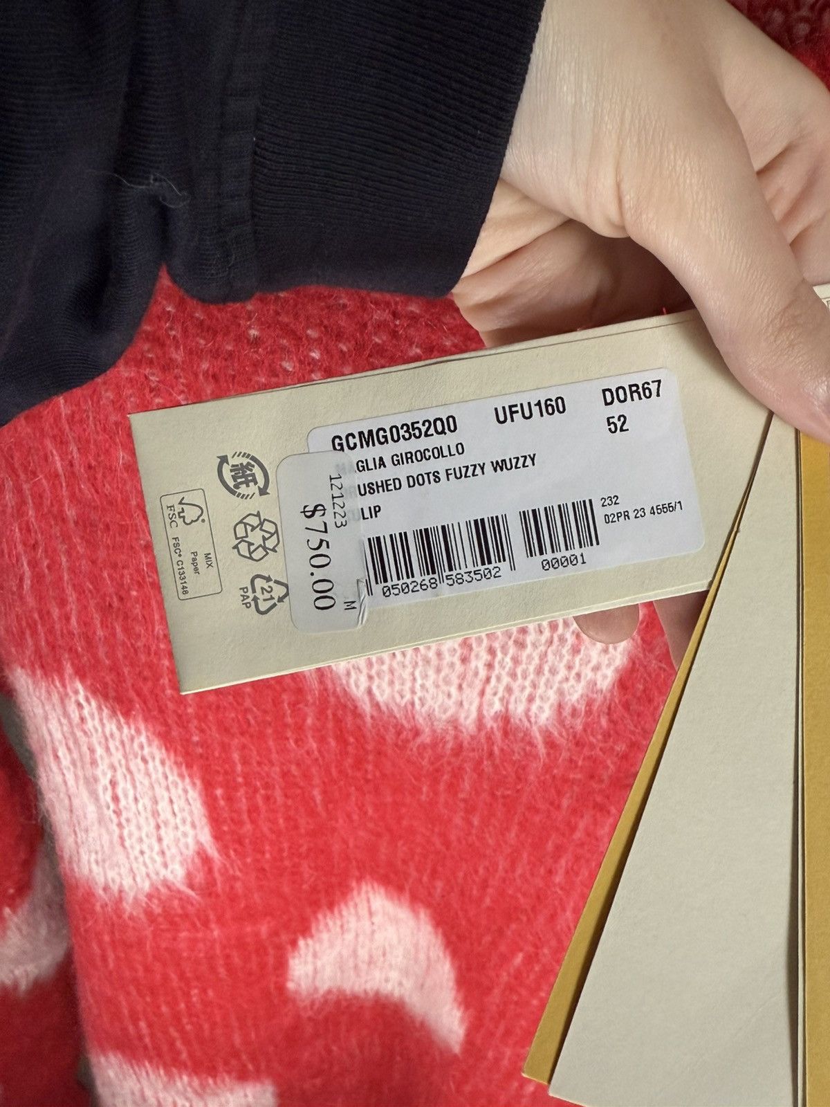Marni Marni Brushed Dots Fuzzy Wuzzy Sweater size XL Size US XL / EU 56 / 4 - 6 Thumbnail
