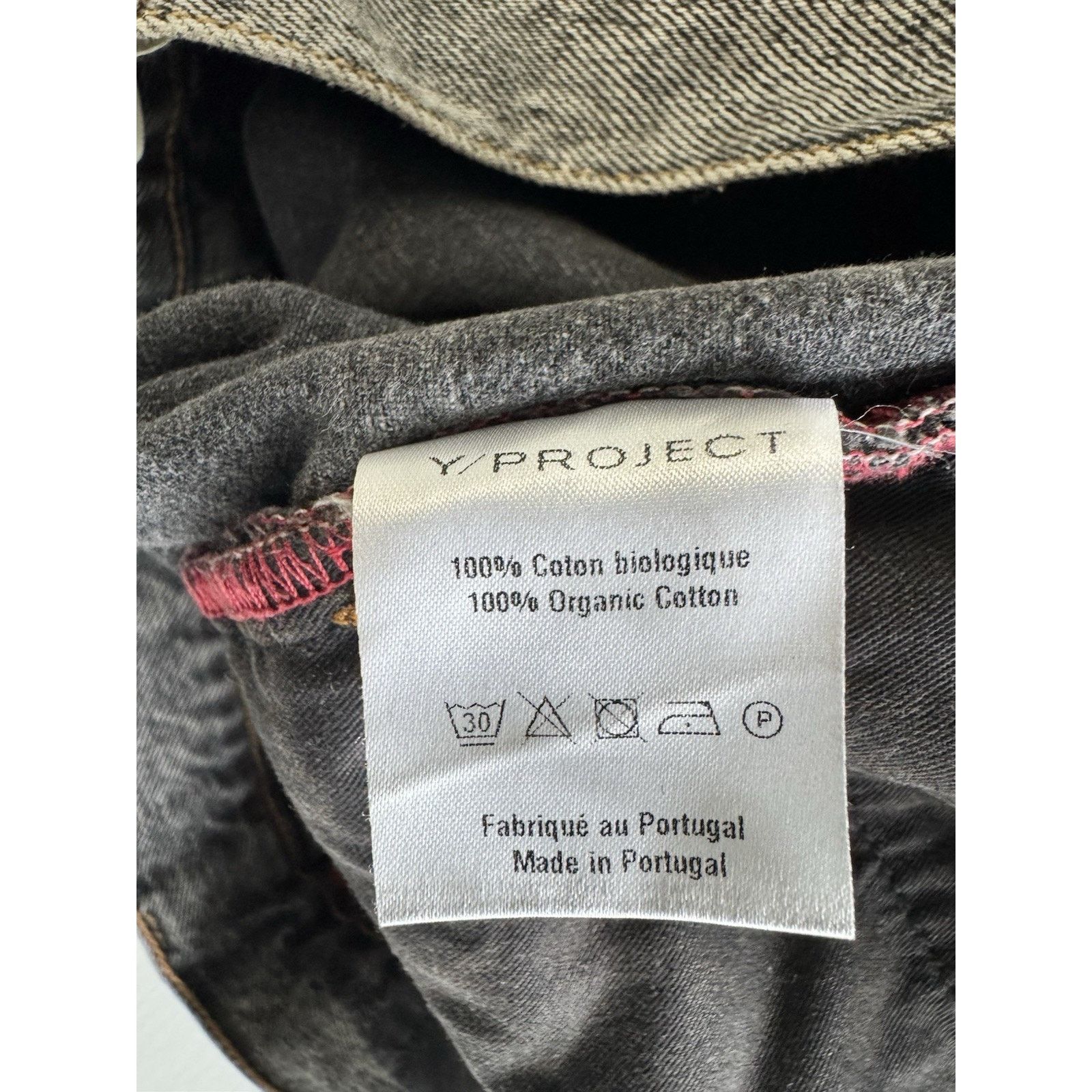 Y/Project Y/Project Evergreen Snap Off Chap Jeans Vintage Black UniseX Size US 30 / EU 46 - 6 Thumbnail