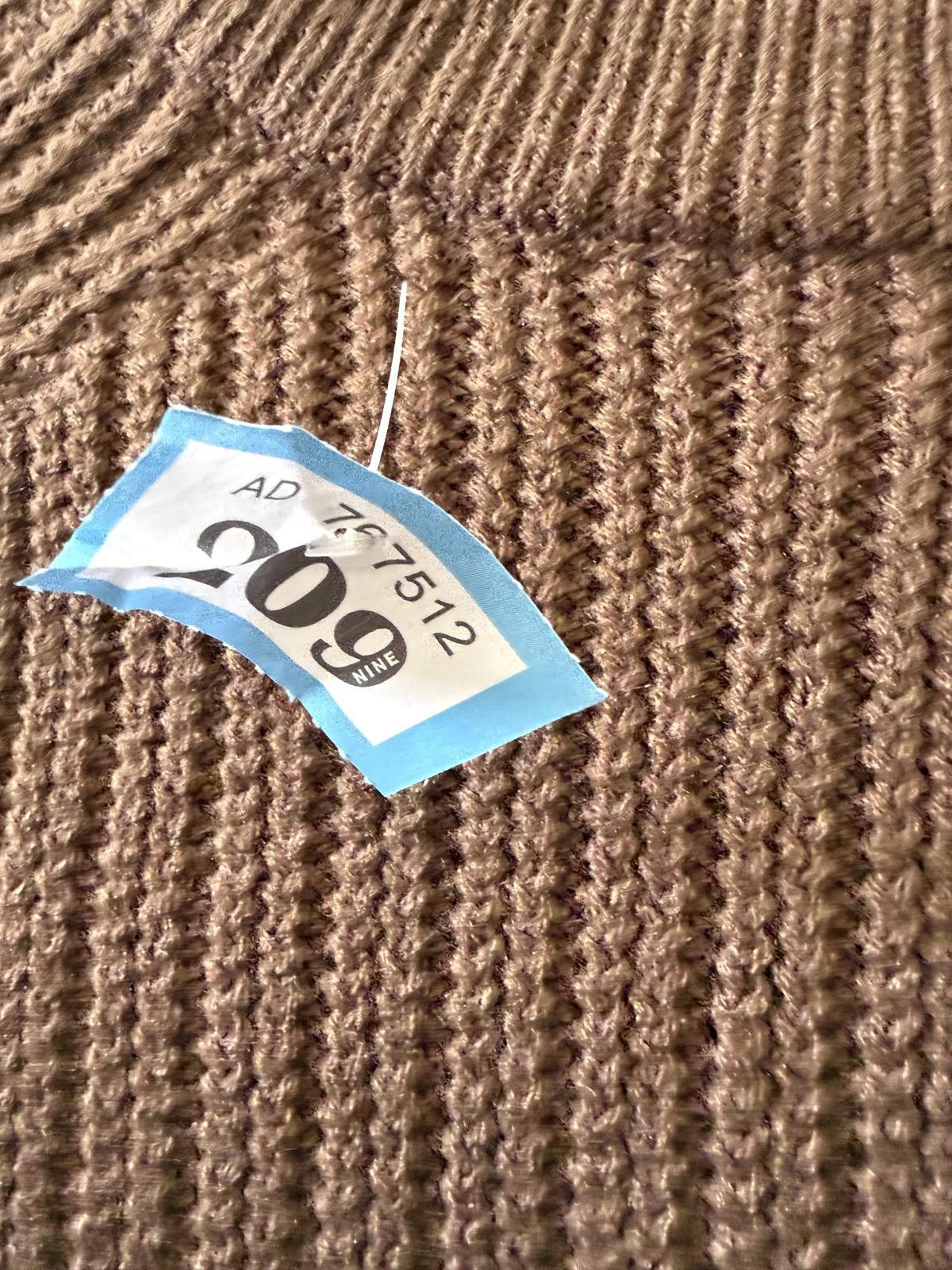 Unknown London Brown Ribbed Knit Sweater for Men Size XS / US 0-2 / IT 36-38 - 3 Thumbnail