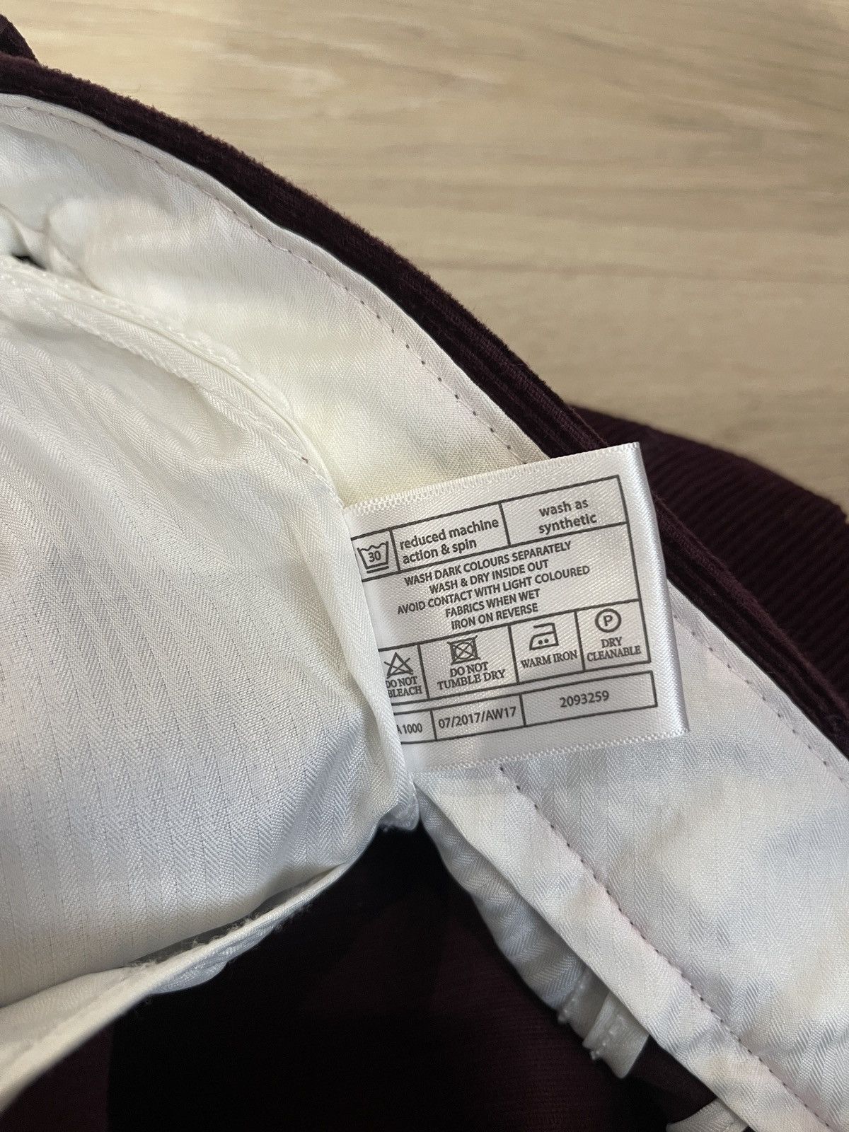 Vintage James pringle corduroy pants vintage burgundy men’s 36W Size US 36 / EU 52 - 15 Thumbnail