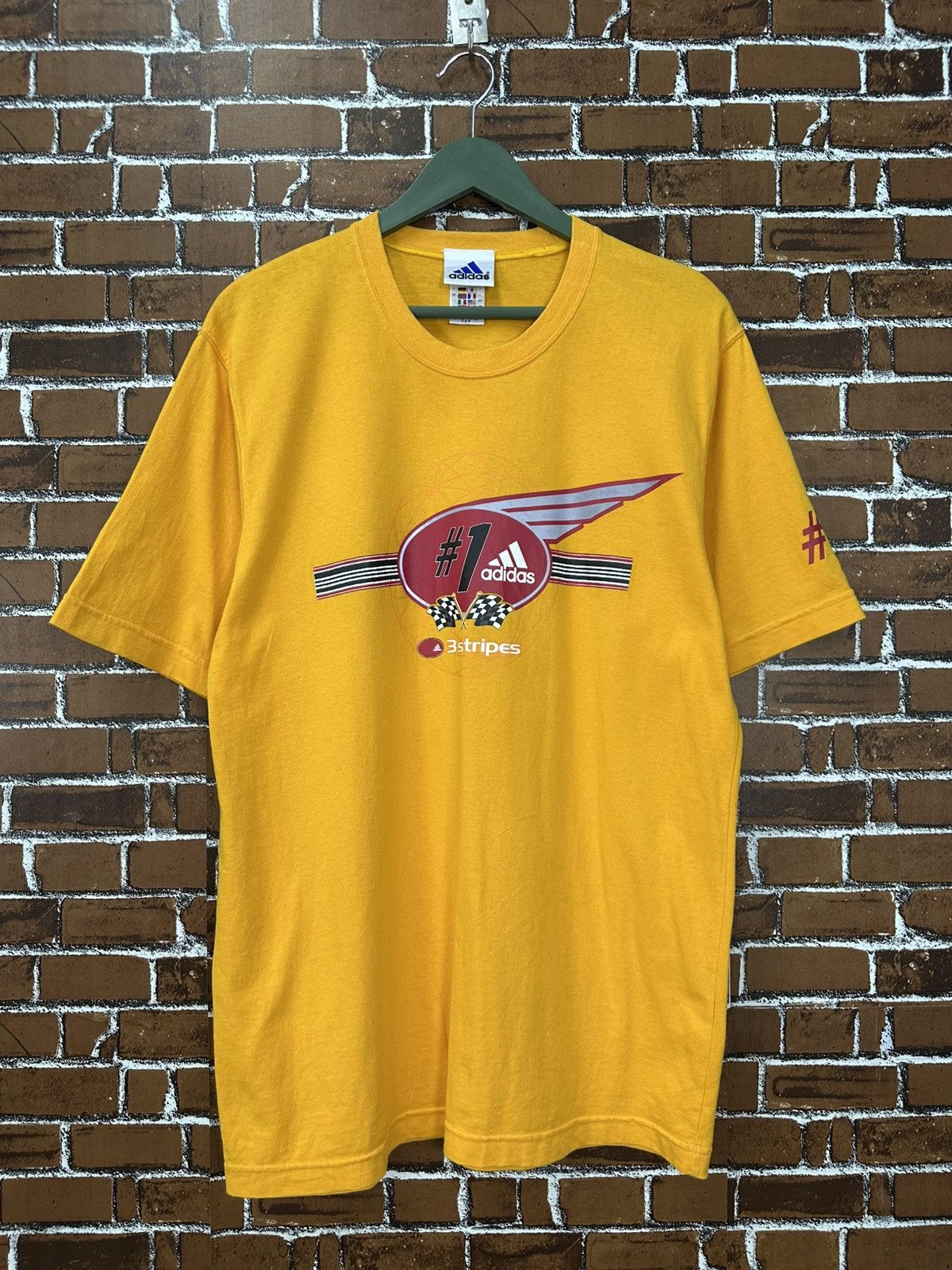 Adidas Vintage Adidas Equipment Champion Honda Tshirt A968 Size US L / EU 52-54 / 3 - 1 Thumbnail