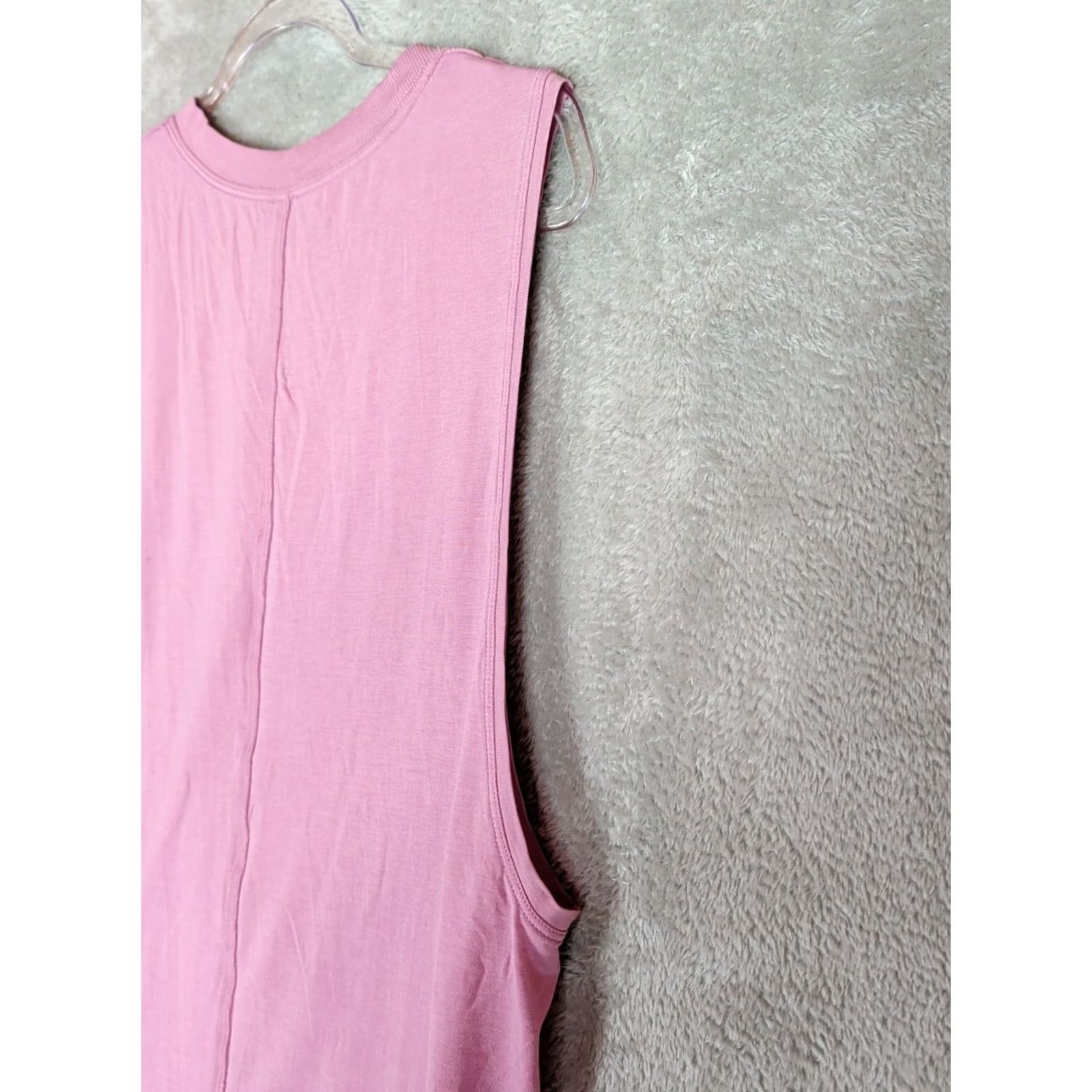 Lululemon Lululemon Womens Tank Top All Yours Active Boyfriend Pullover Crew Neck Sleeveless Orchid Pink Size L Regular Fit Size L / US 10 / IT 46 - 4 Thumbnail