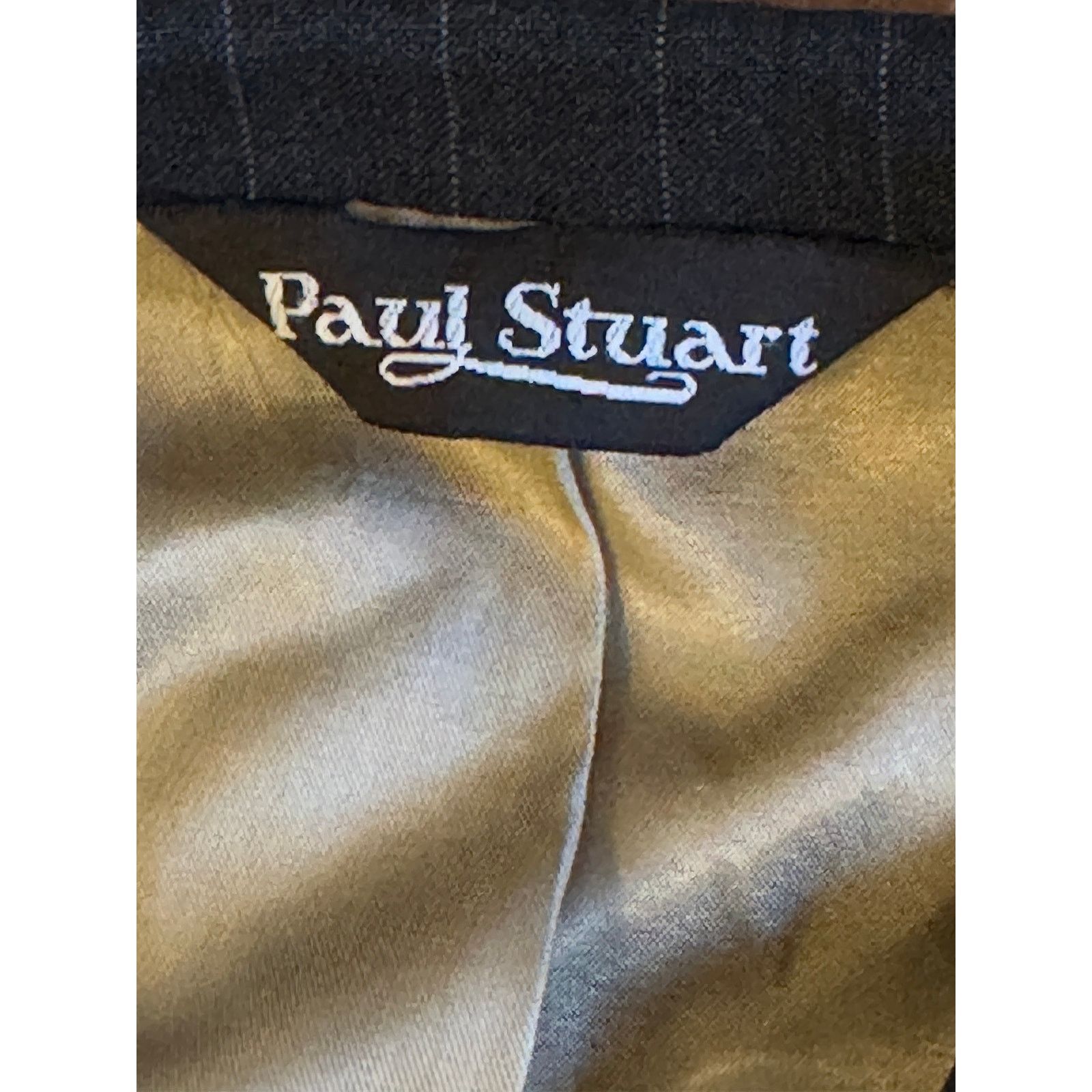 Paul Stuart Paul Stuart All Year Wool Double Breasted Stripe Suit Size 40L - 5 Thumbnail