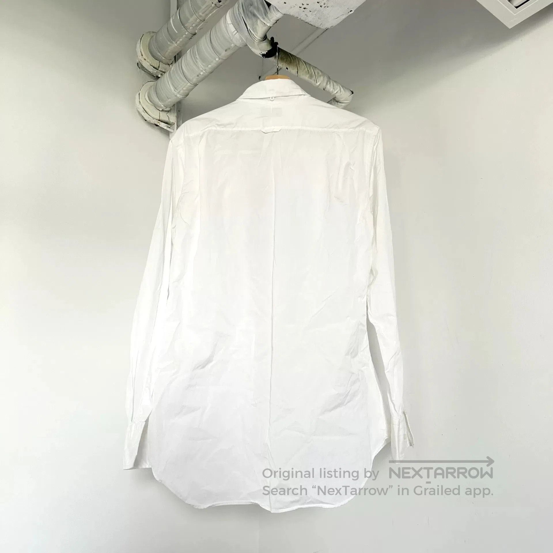 Thom Browne Thom Browne Three Stripes White Shirt. Size US L / EU 52-54 / 3 - 2 Thumbnail