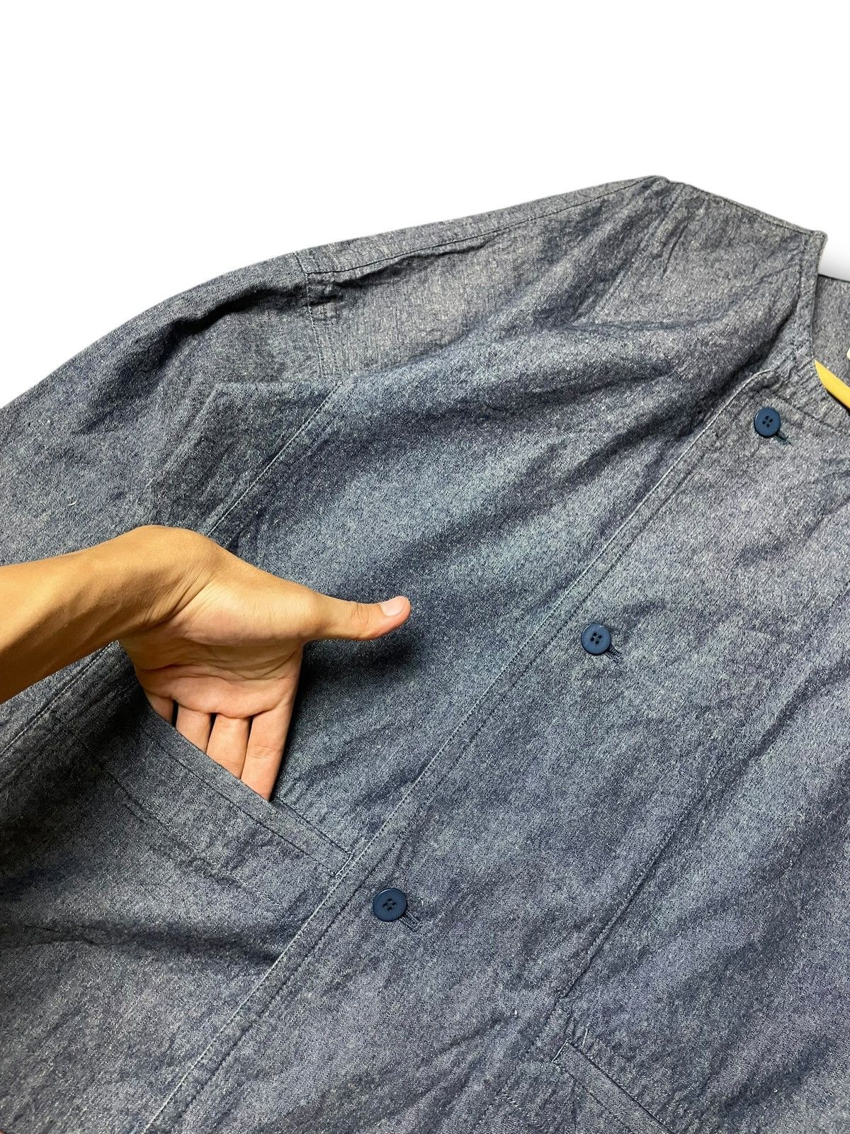 Issey Miyake Plantation x Issey Miyake Buttoned Light Jacket (108) Size US L / EU 52-54 / 3 - 6 Thumbnail