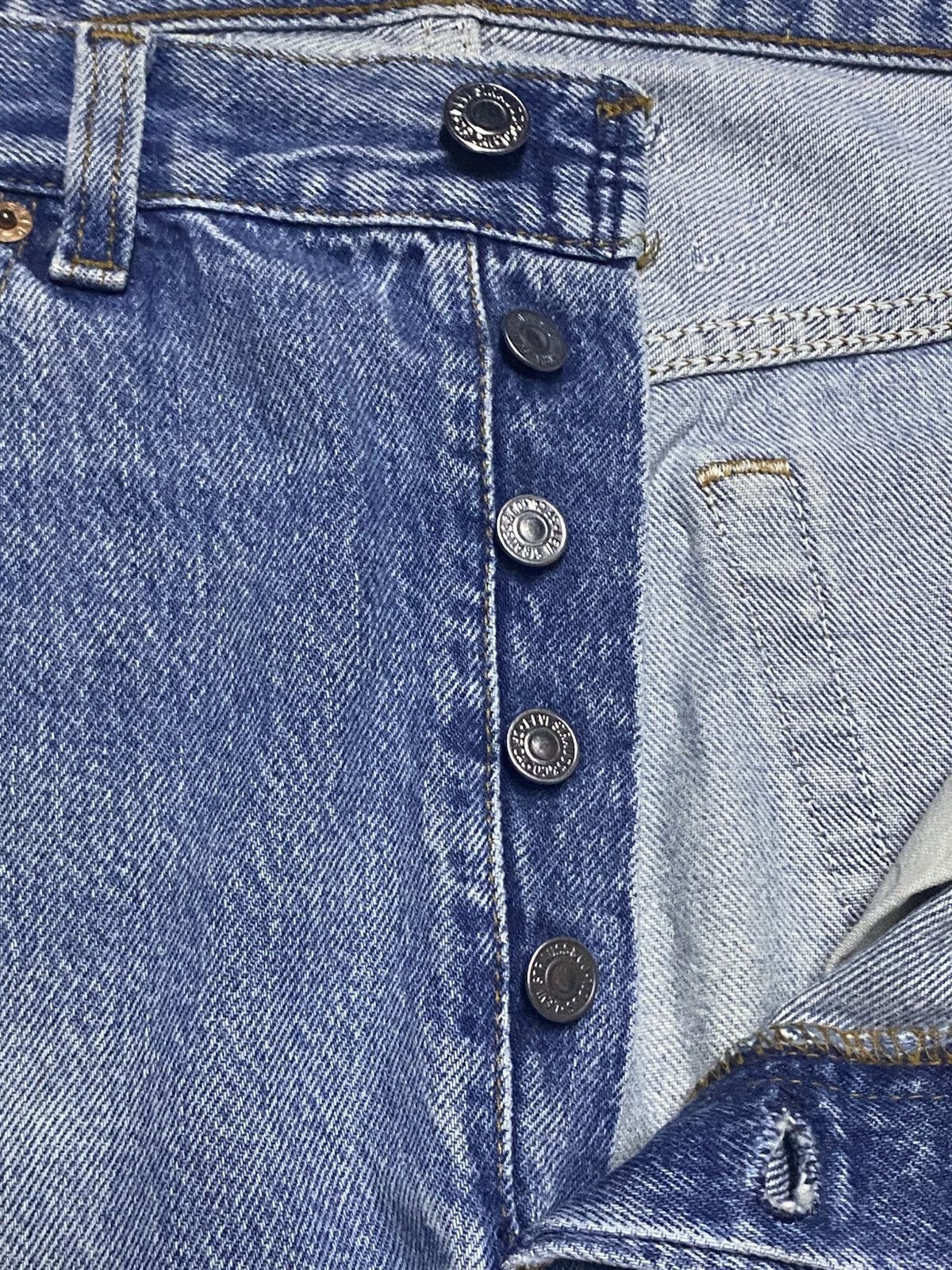 Levi's Vintage Levis 501 90s Distressed ButtonFly Jeans Size US 32 / EU 48 - 10 Thumbnail