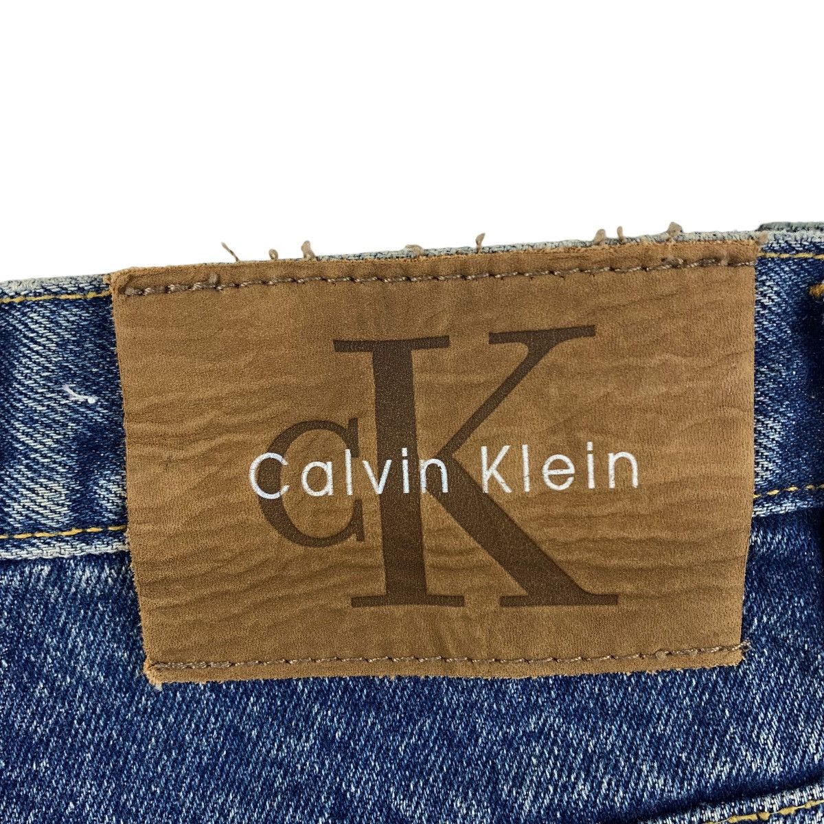 Calvin Klein × Vintage Vintage CALVIN KLEIN Straight cut blue jeans Size US 33 - 3 Thumbnail
