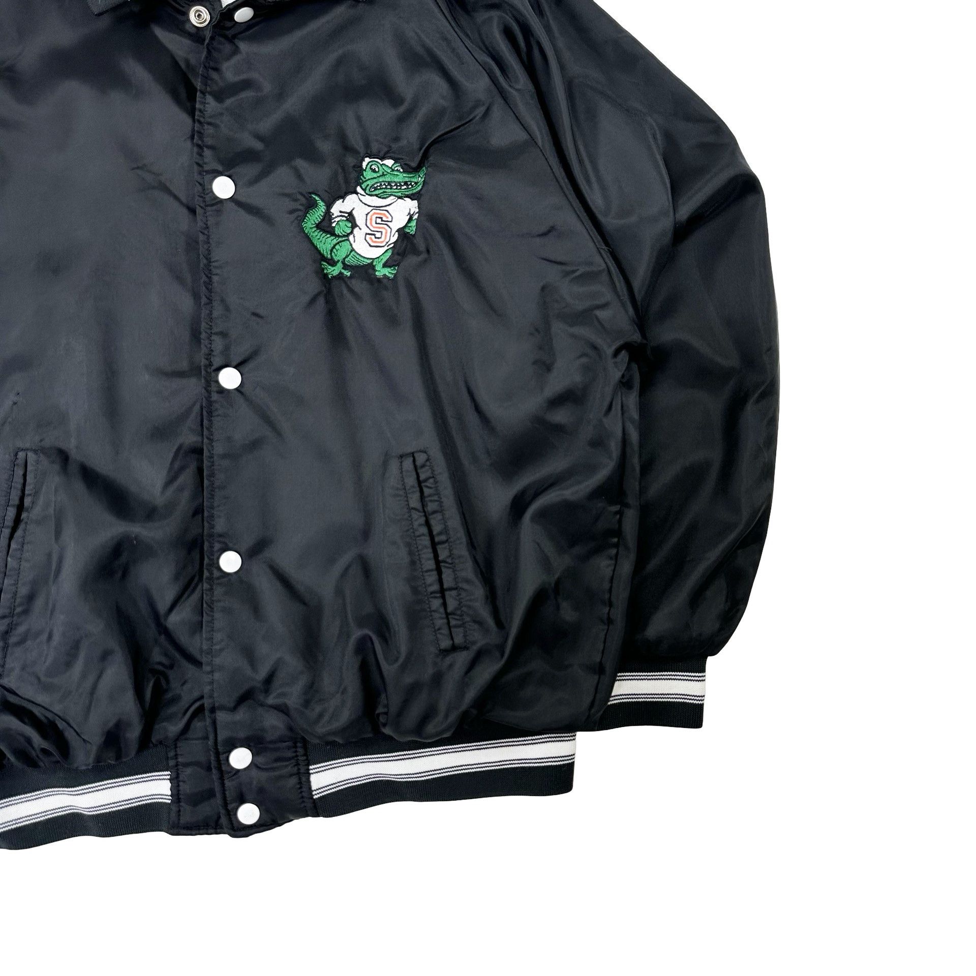 Vintage Vintage 90s Satin Button Up Gators College Windbreaker Size US L / EU 52-54 / 3 - 3 Thumbnail