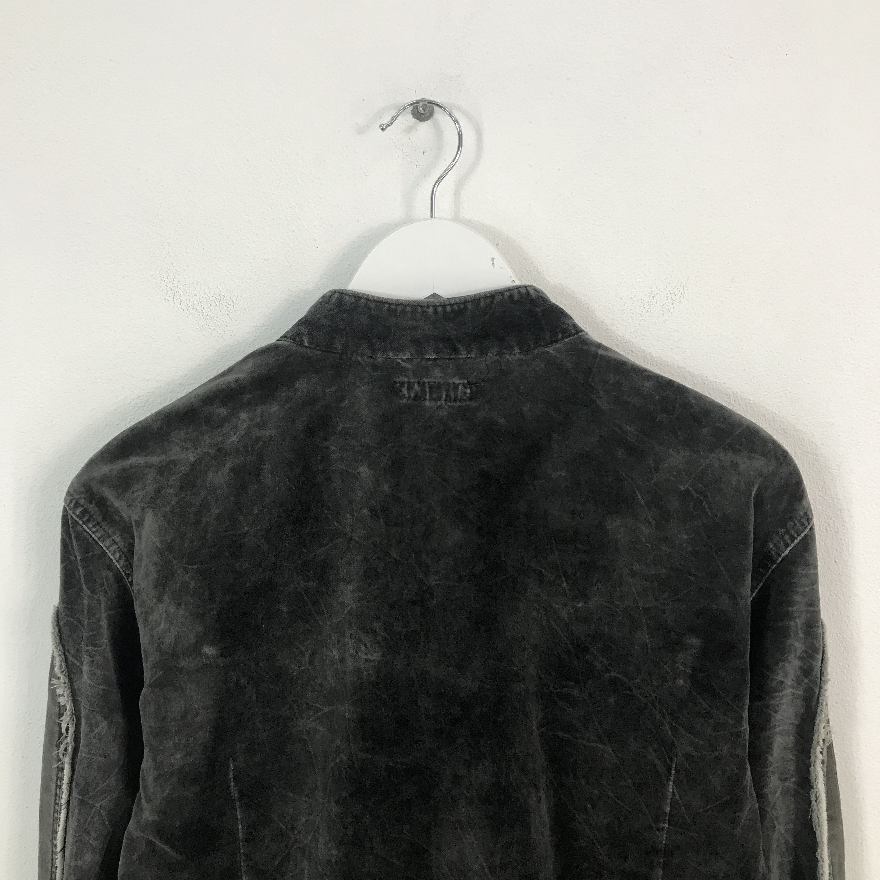 Japanese Brand Rare Japan albe black faded style jacket zipper jacket Size US L / EU 52-54 / 3 - 4 Thumbnail