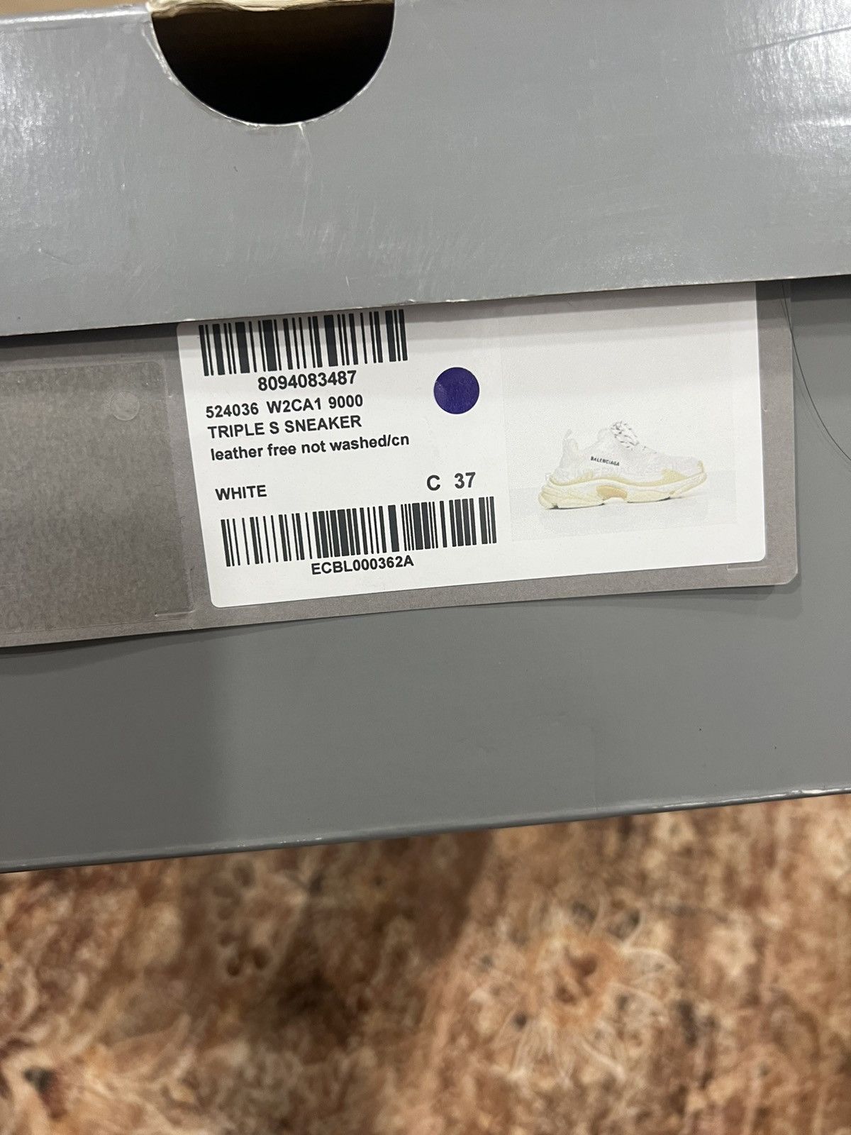 Balenciaga BALENCIAGA Triple S Sneakers Size US 7 / IT 37 - 6 Thumbnail