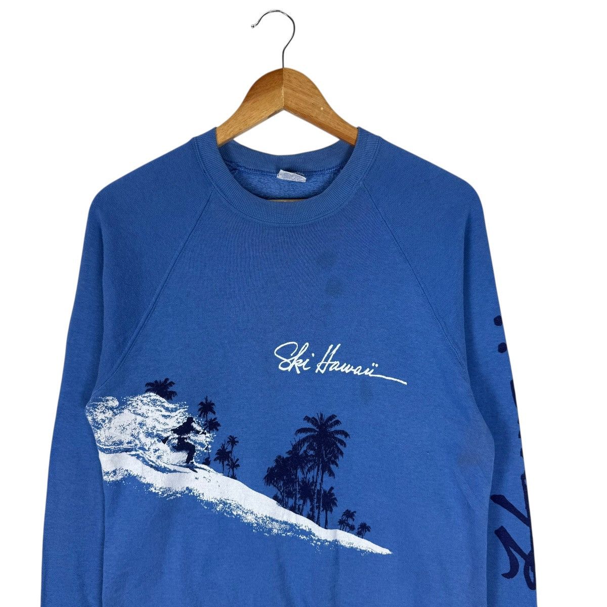 Vintage 🌟VINTAGE 80s SKI HAWAII CREWNECK SWEATSHIRT Size US M / EU 48-50 / 2 - 3 Thumbnail
