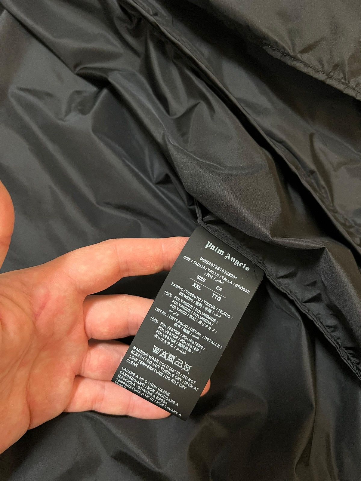 Palm Angels Palm Angels Black Truck Jacket Size US XXL / EU 58 / 5 - 8 Thumbnail